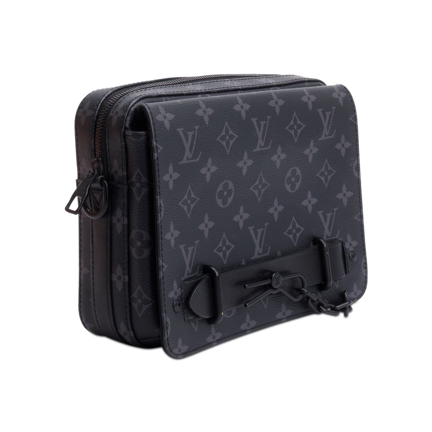 Louis Vuitton Monogram Eclipse Steamer Messenger Bag w/ Box