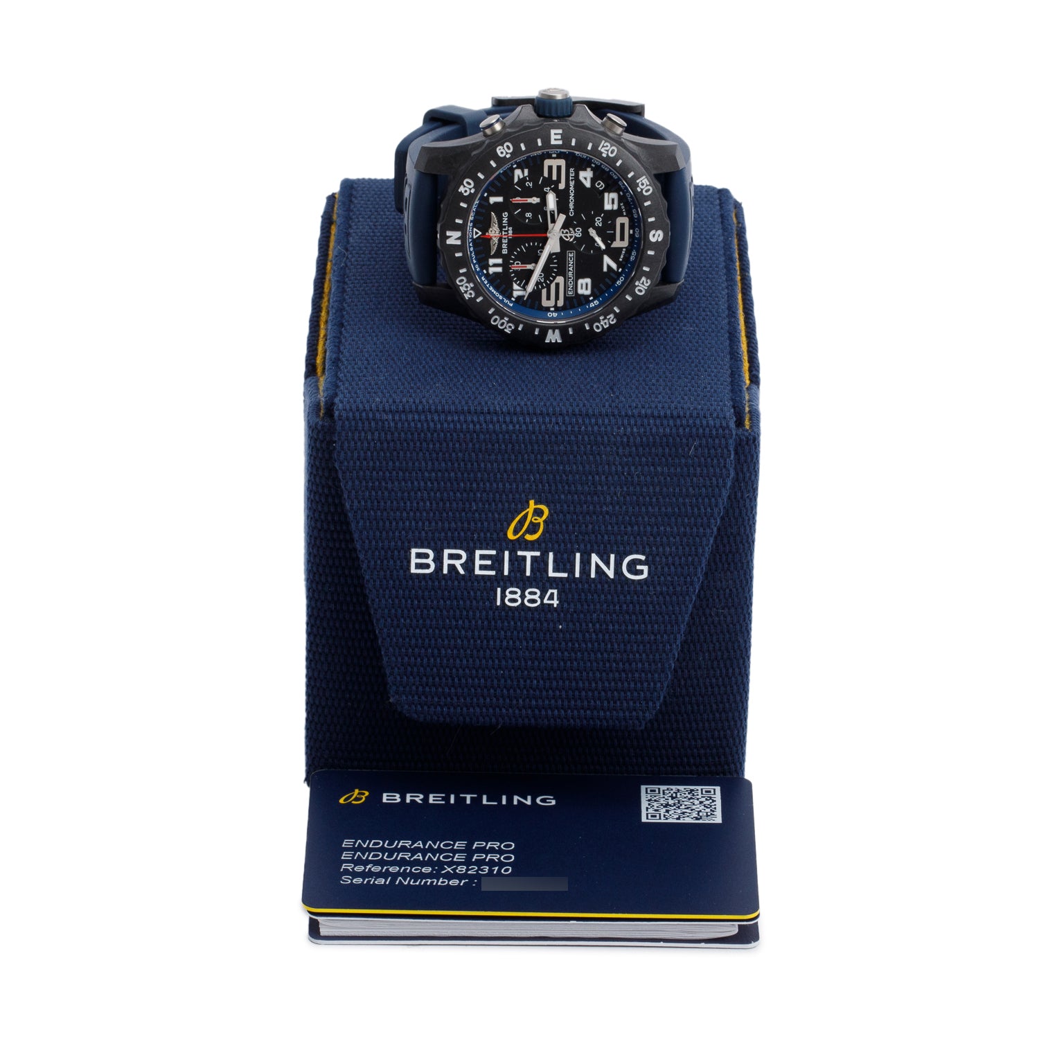 Breitling Breitlight Black Polymer Endurance Pro 44MM Watch Black & Blue X82310 w/ Box & Papers