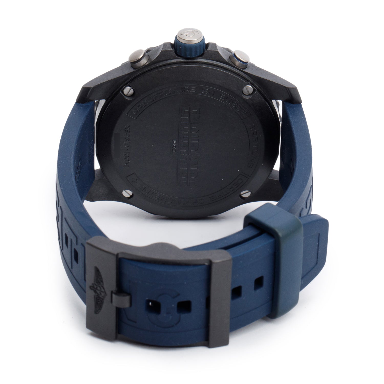 Breitling Breitlight Black Polymer Endurance Pro 44MM Watch Black & Blue X82310 w/ Box & Papers