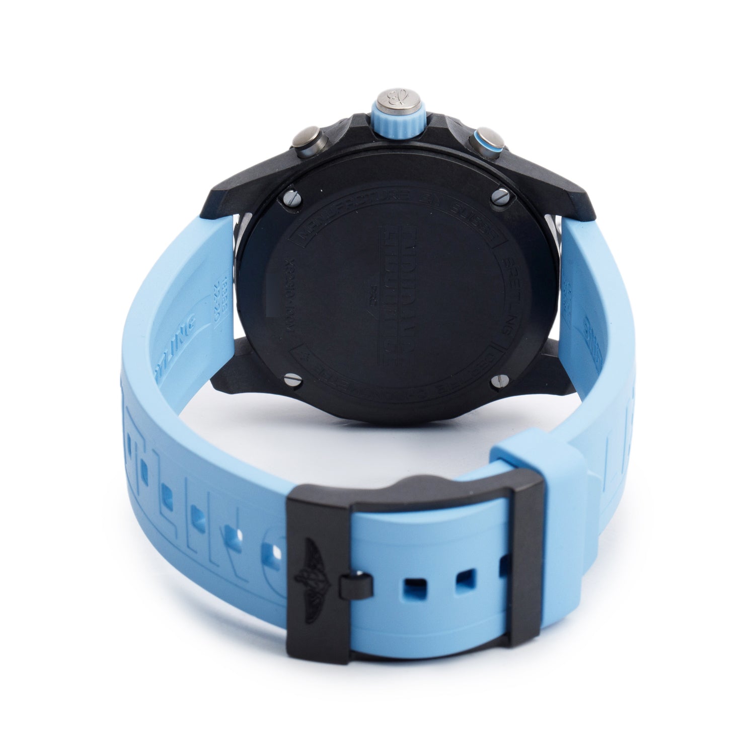 Breitling Breitlight Black Polymer Endurance Pro 44MM Watch Light Blue X82310