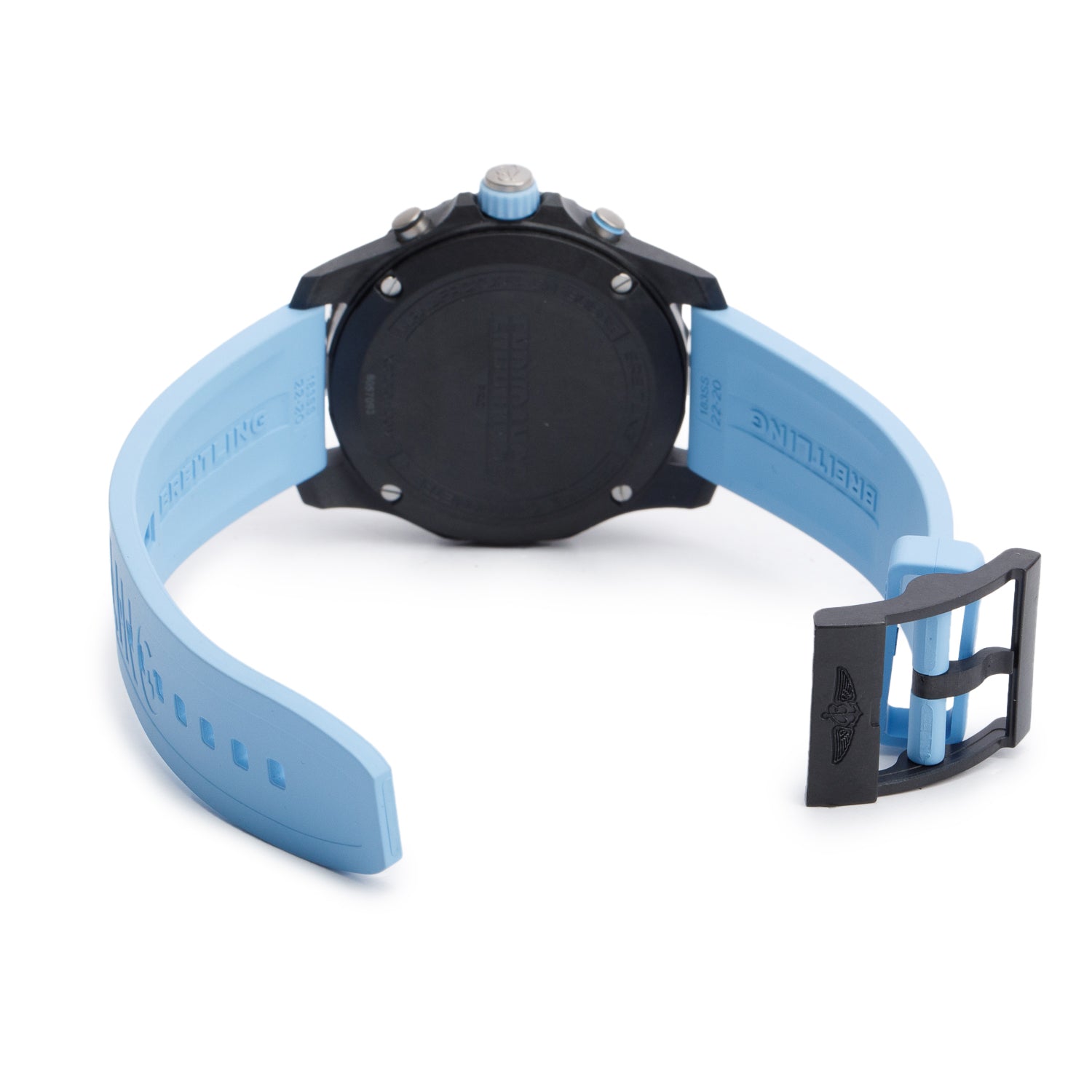 Breitling Breitlight Black Polymer Endurance Pro 44MM Watch Light Blue X82310