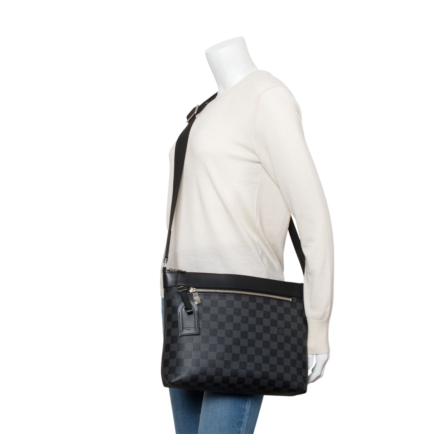 Louis Vuitton Damier Graphite Mick PM Messenger Bag w/ Receipt