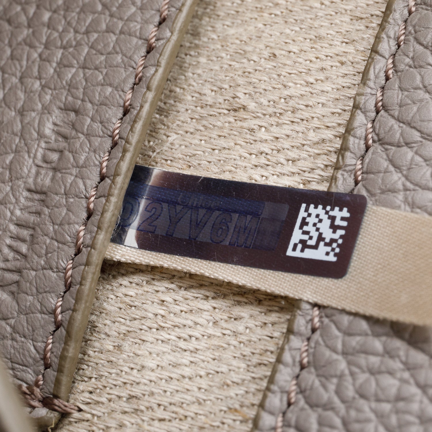 Chloe Grey Calfskin Leather Medium Marcie Crossbody Bag