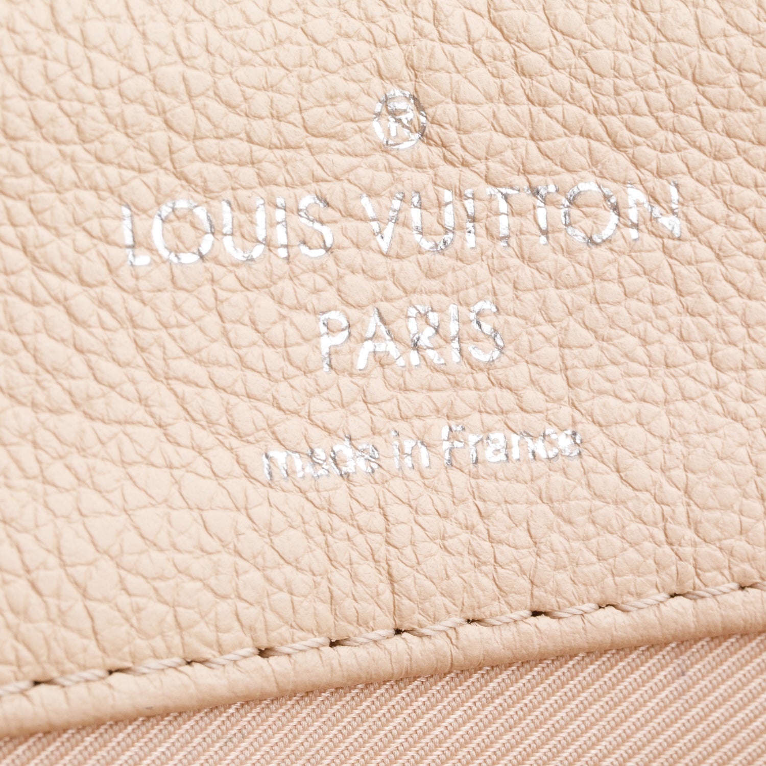 Louis Vuitton Beige/Blue Taurillon Leather LockMe II Top Handle Bag w/ Strap