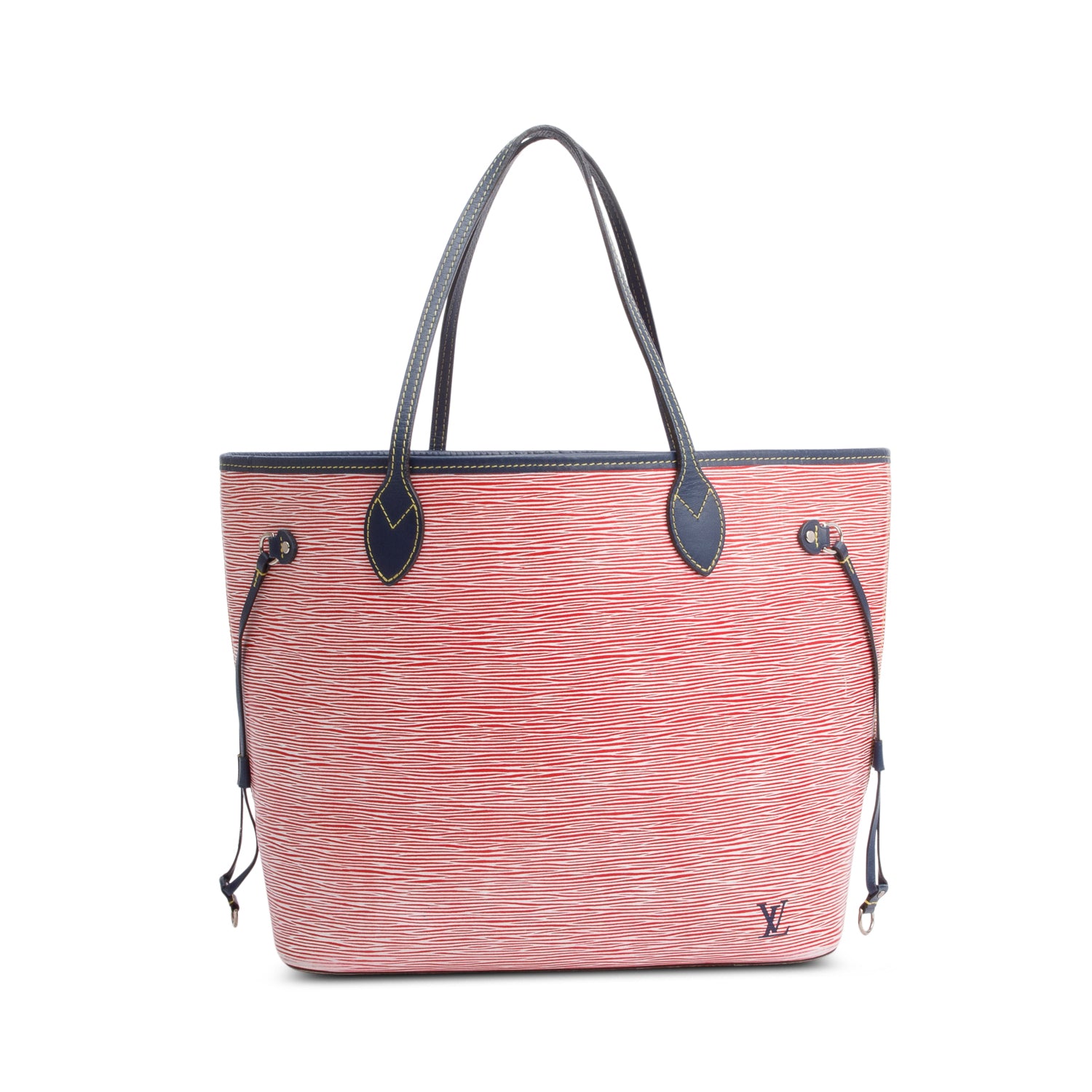 Louis Vuitton Red Epi Leather Neverfull MM w/ Pouch