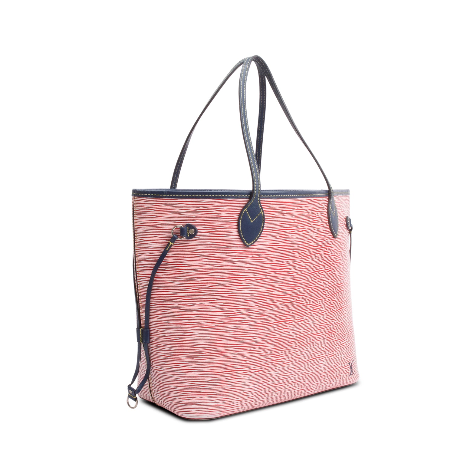 Louis Vuitton Red Epi Leather Neverfull MM w/ Pouch