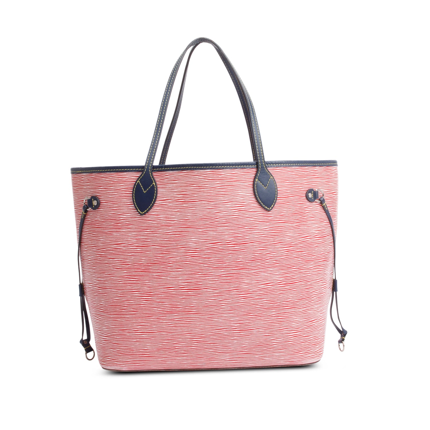 Louis Vuitton Red Epi Leather Neverfull MM w/ Pouch