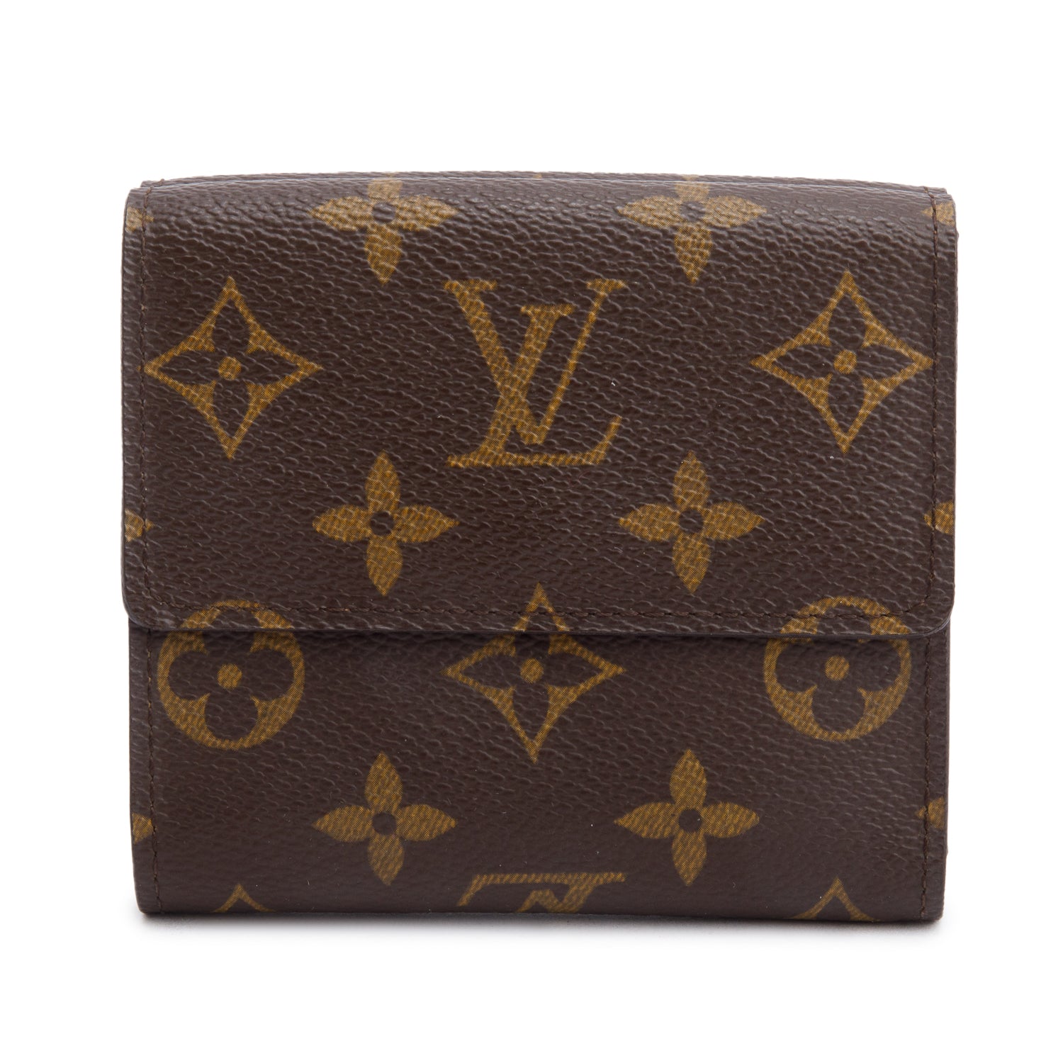 Louis Vuitton Monogram Compact Elise Wallet w/ Box