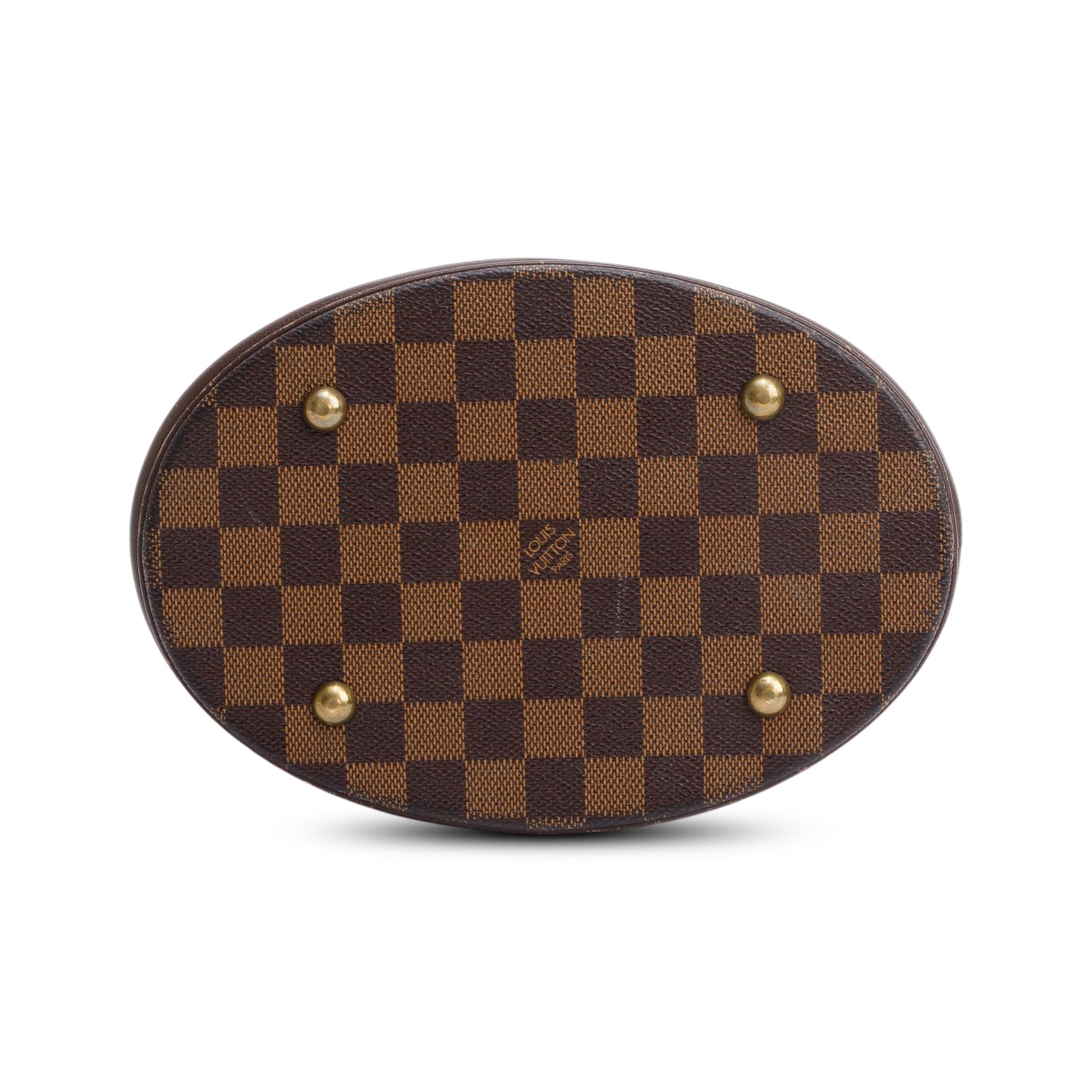 Louis Vuitton Damier Ebene Marais Bucket Bag w/ Pouch