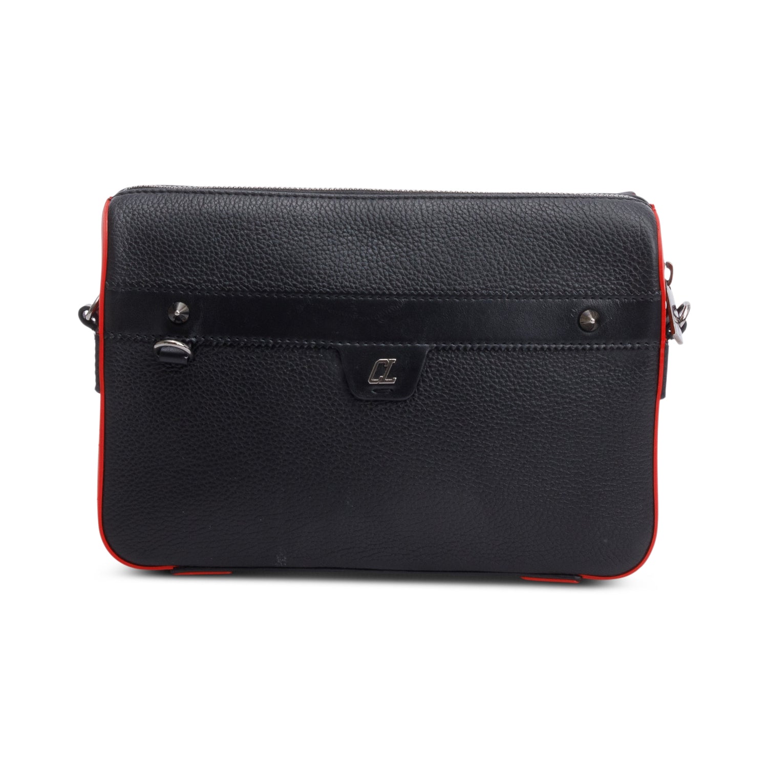 Christian Louboutin Black Ruisbuddy Messenger Bag w/ Receipt