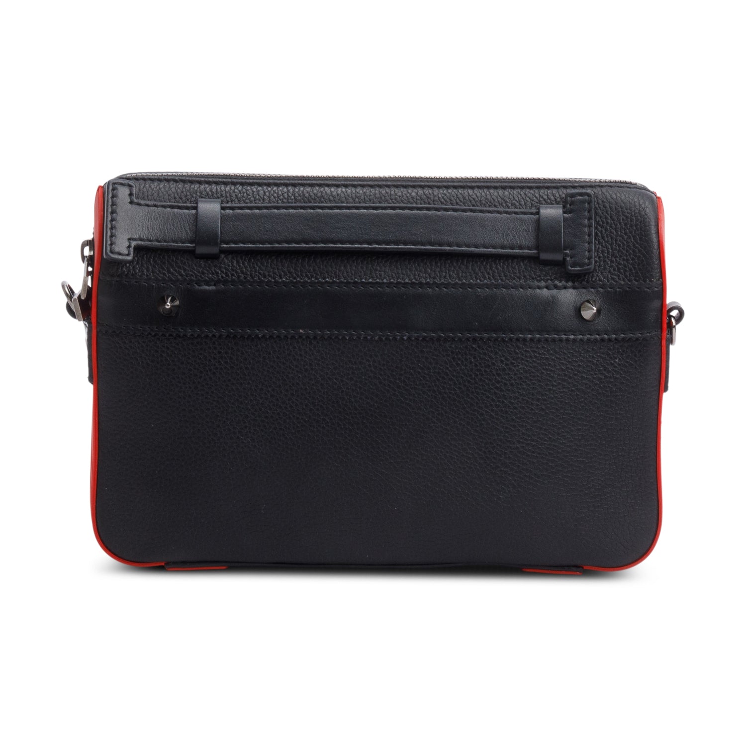 Christian Louboutin Black Ruisbuddy Messenger Bag w/ Receipt