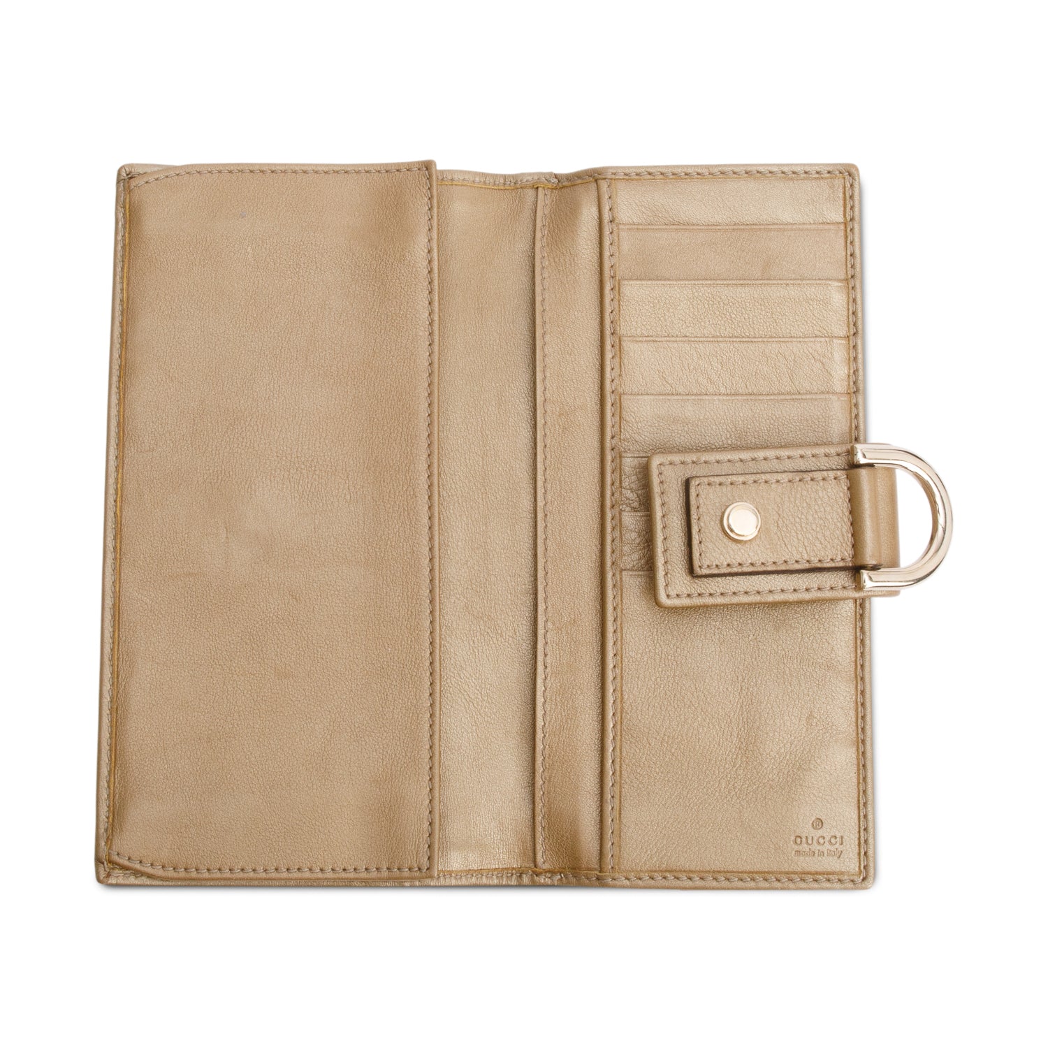 Gucci GG Canvas D Ring Abbey Wallet