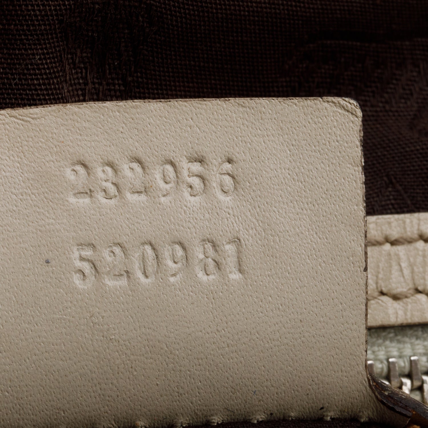 Gucci White Leather Trim GG Canvas Large Twin Tote