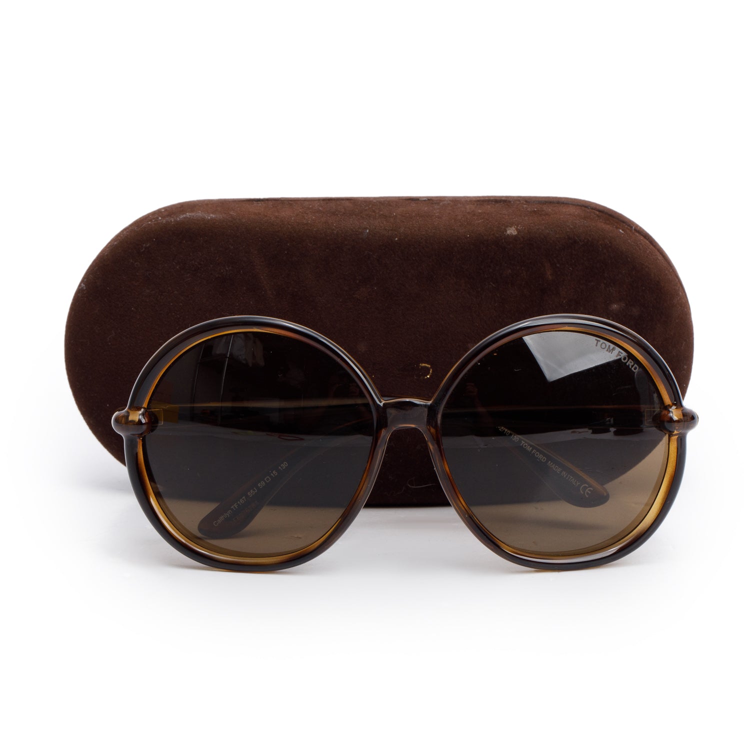 Tom Ford TF167 Brown Caithlyn Sunglasses w/ Case