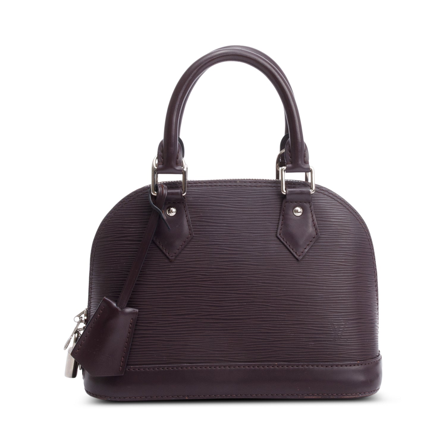 Louis Vuitton Brown Epi Leather Alma BB w/ Strap