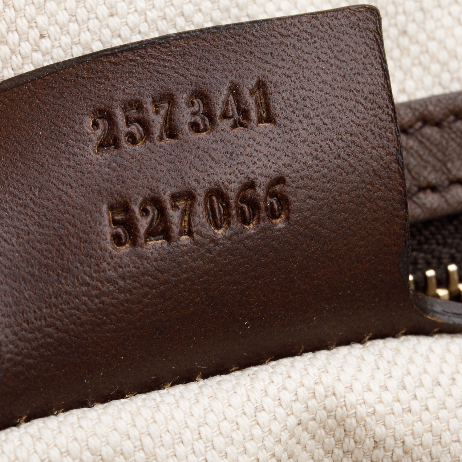 Gucci Brown Leather Trim GG Canvas Medium Vintage Web Top Handle Bag w/ Strap