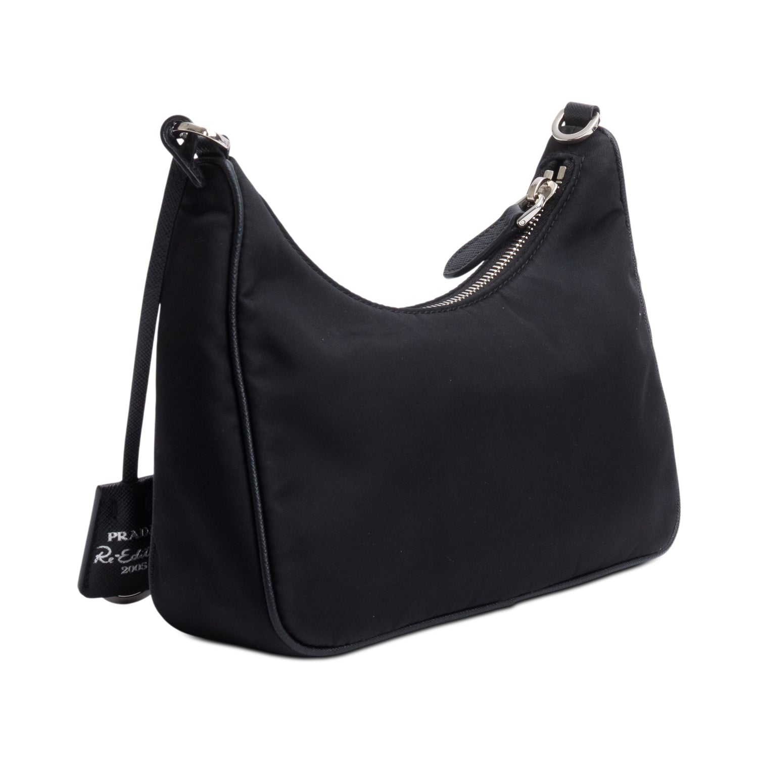 Prada Black Re-Edition 2005 Re-Nylon Shoulder Bag