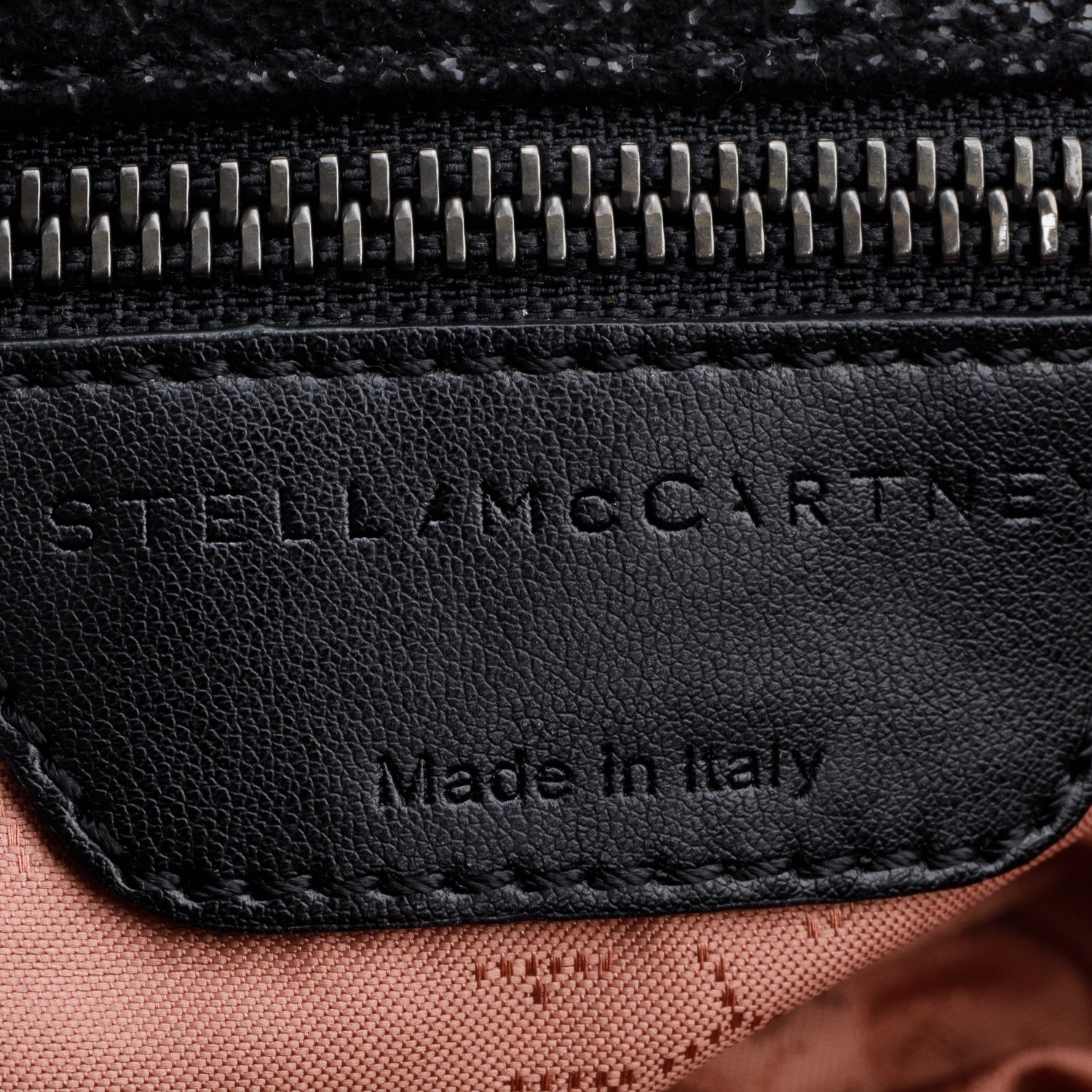 Stella McCartney Black Shaggy Deerskin Falabella tote