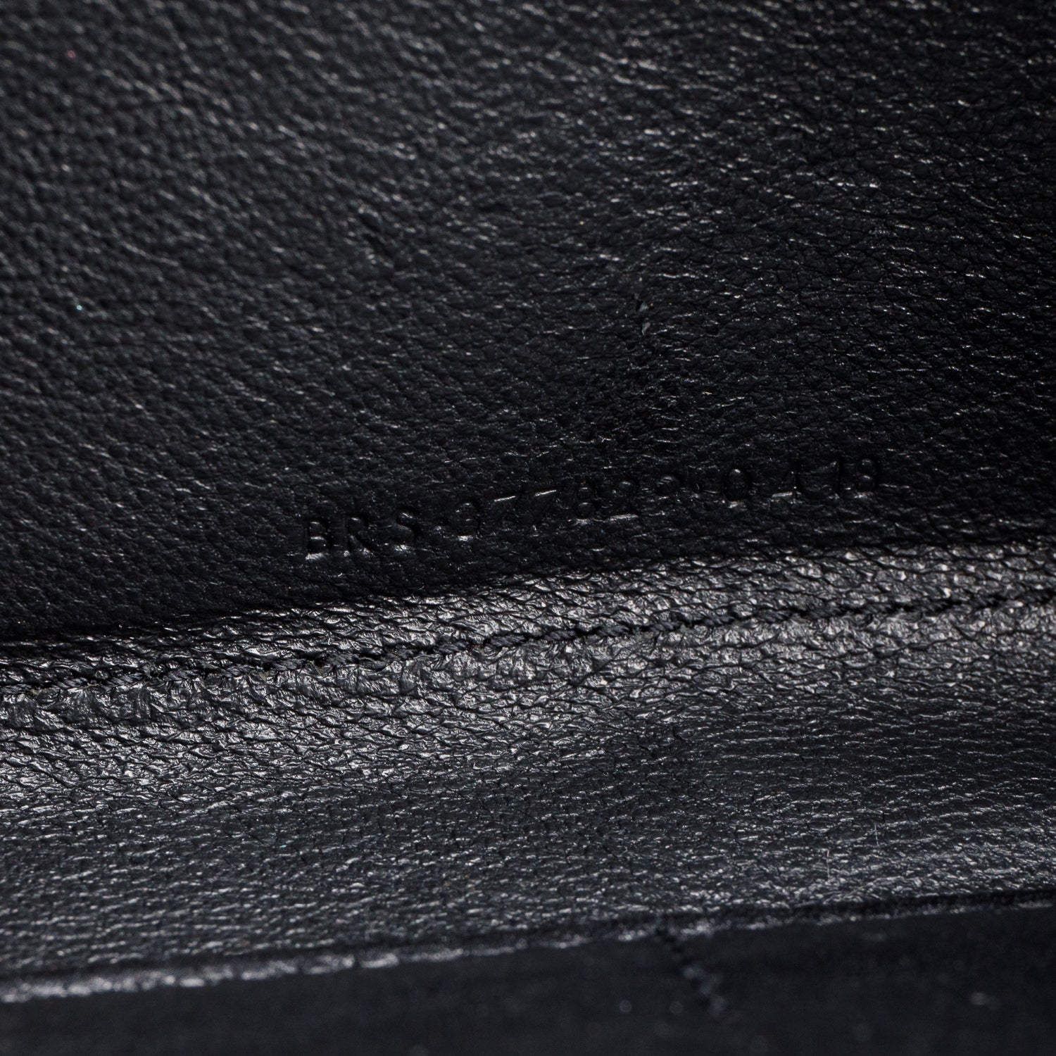 Saint Laurent Grey Aged Calfskin Leather Cassandre Wallet on Chain w/ Box