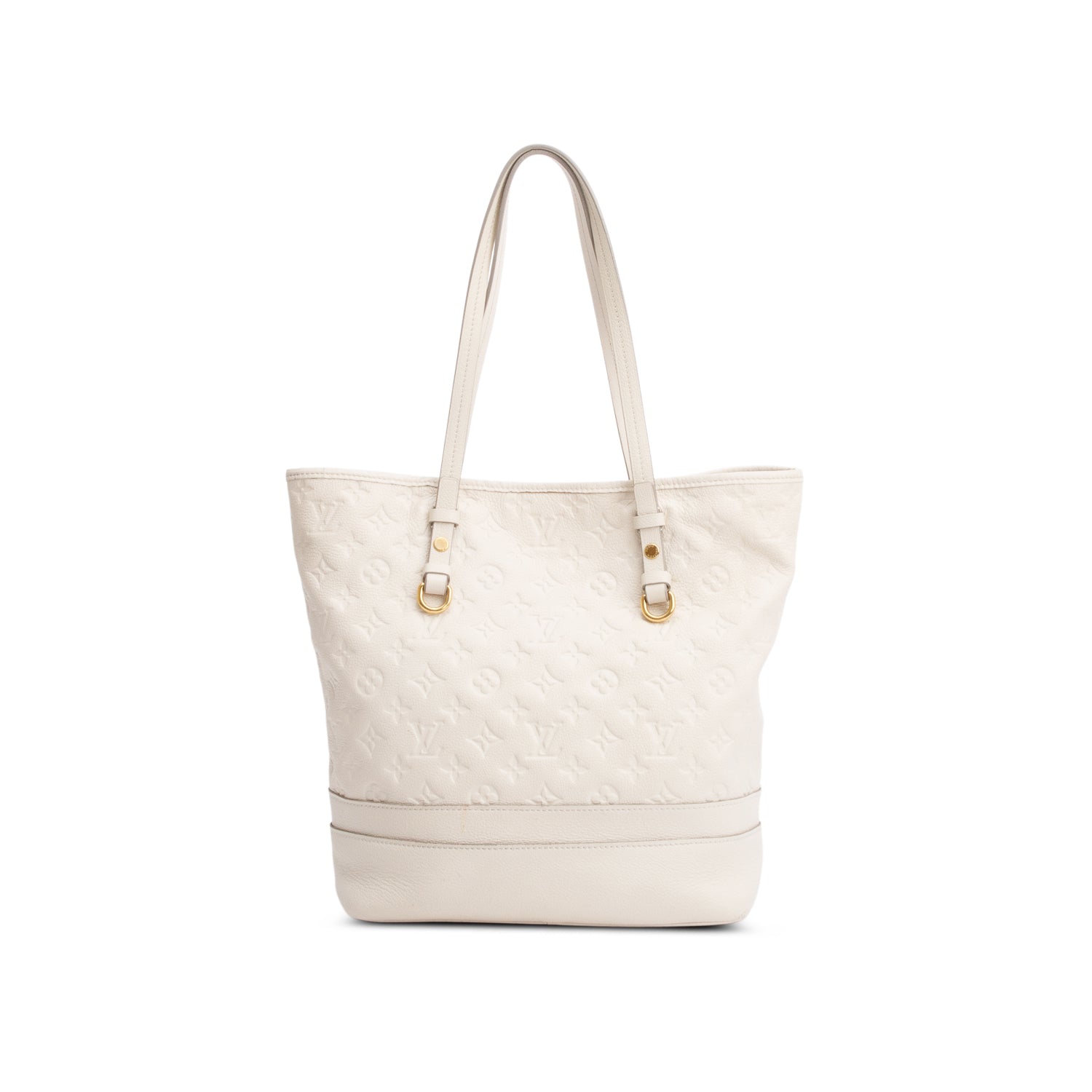 Louis Vuitton White Empreinte Leather Citadine PM w/ Pouch