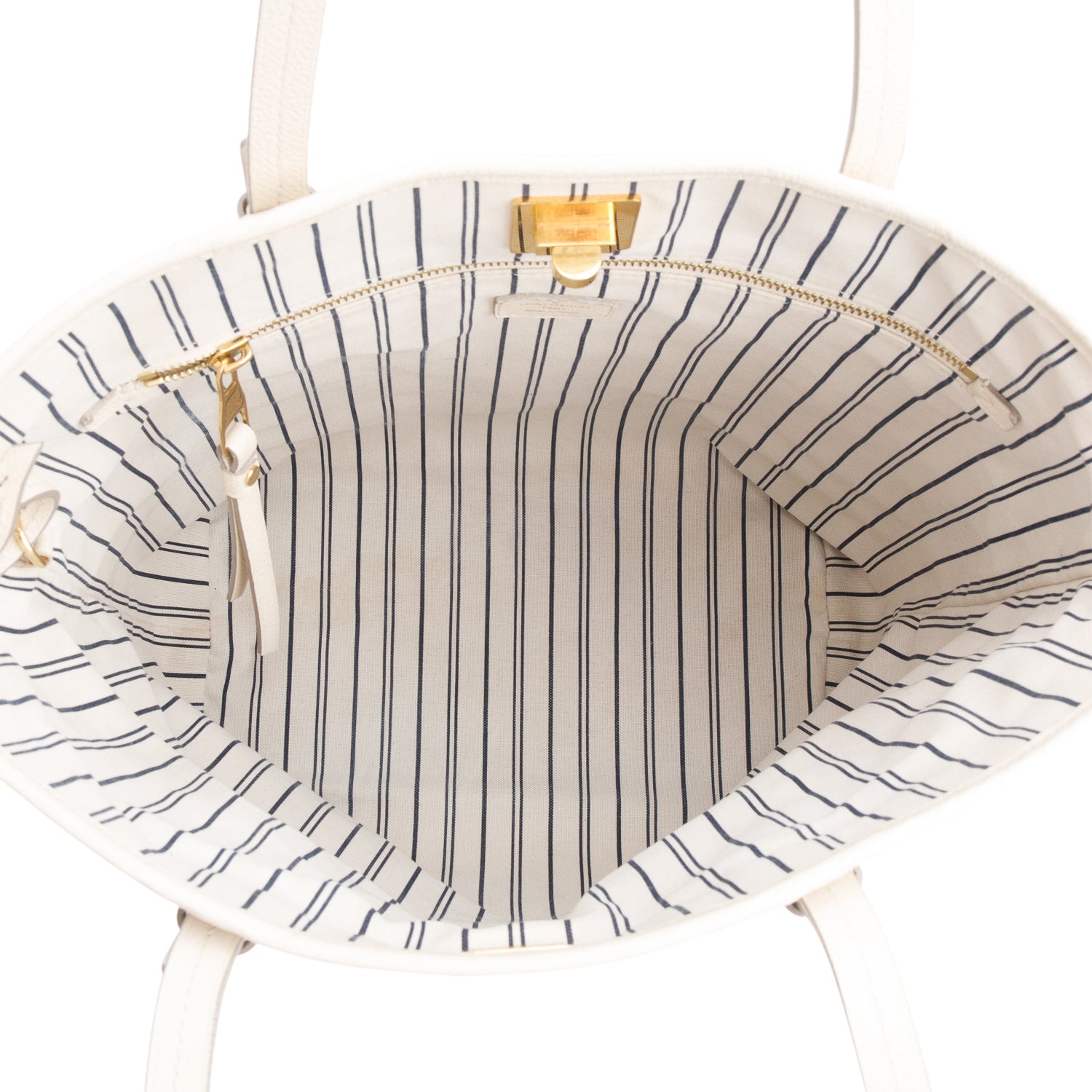 Louis Vuitton White Empreinte Leather Citadine PM w/ Pouch