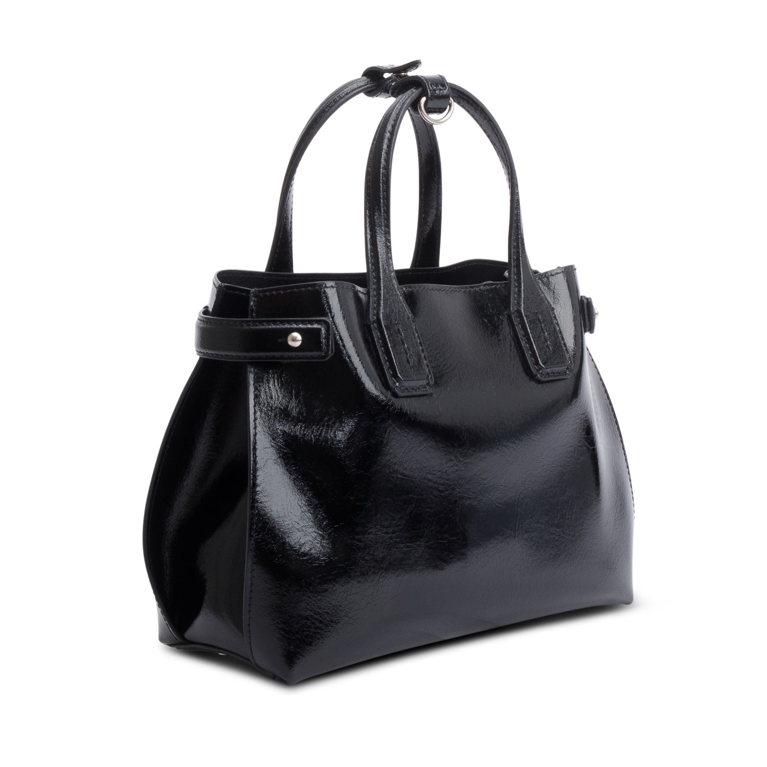Burberry Black Calfskin Leather Soft Banner Tote w/ Receipt