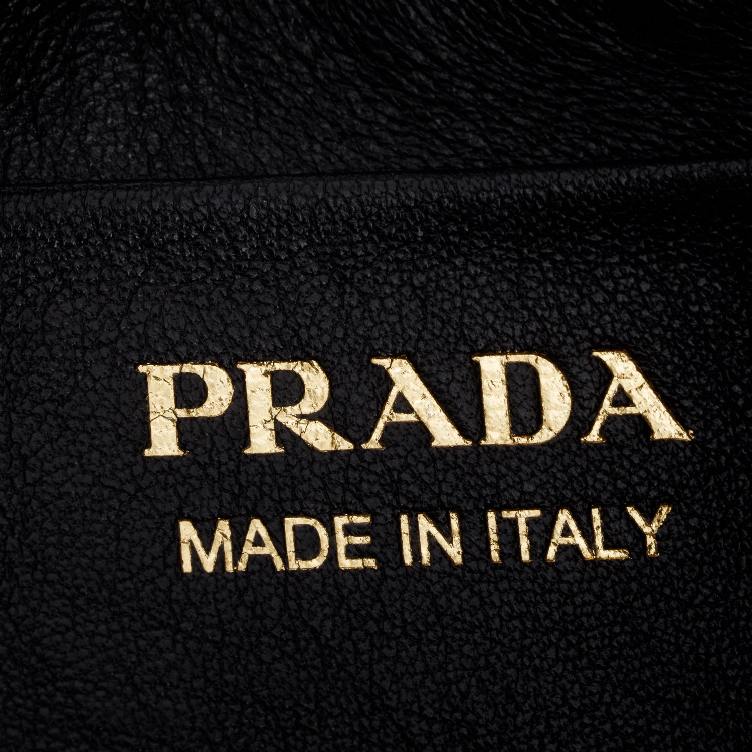 Prada Black Soft Calf Leather Small Arque Shoulder Bag w/ Strap