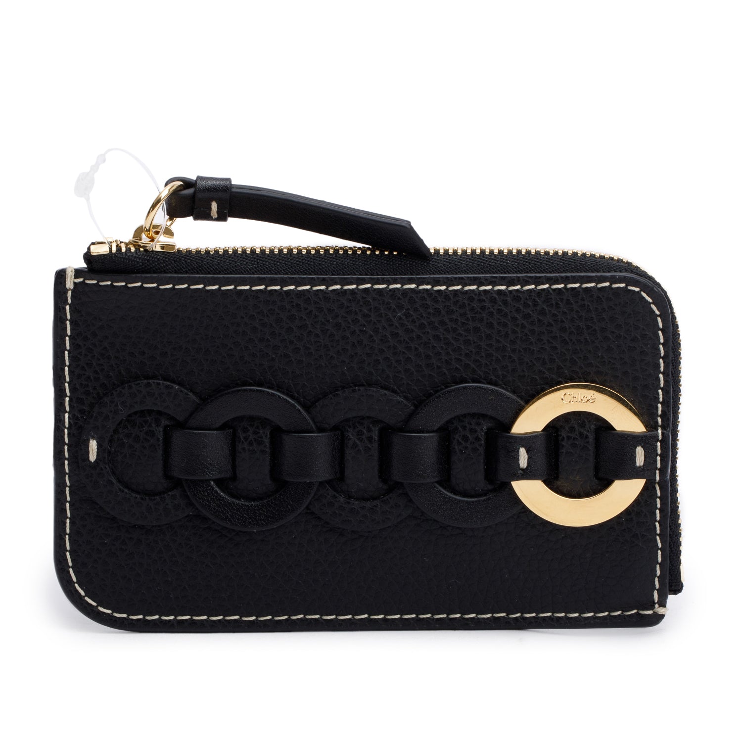 Chloe Black Leather Darryl Coin Purse w/ Box