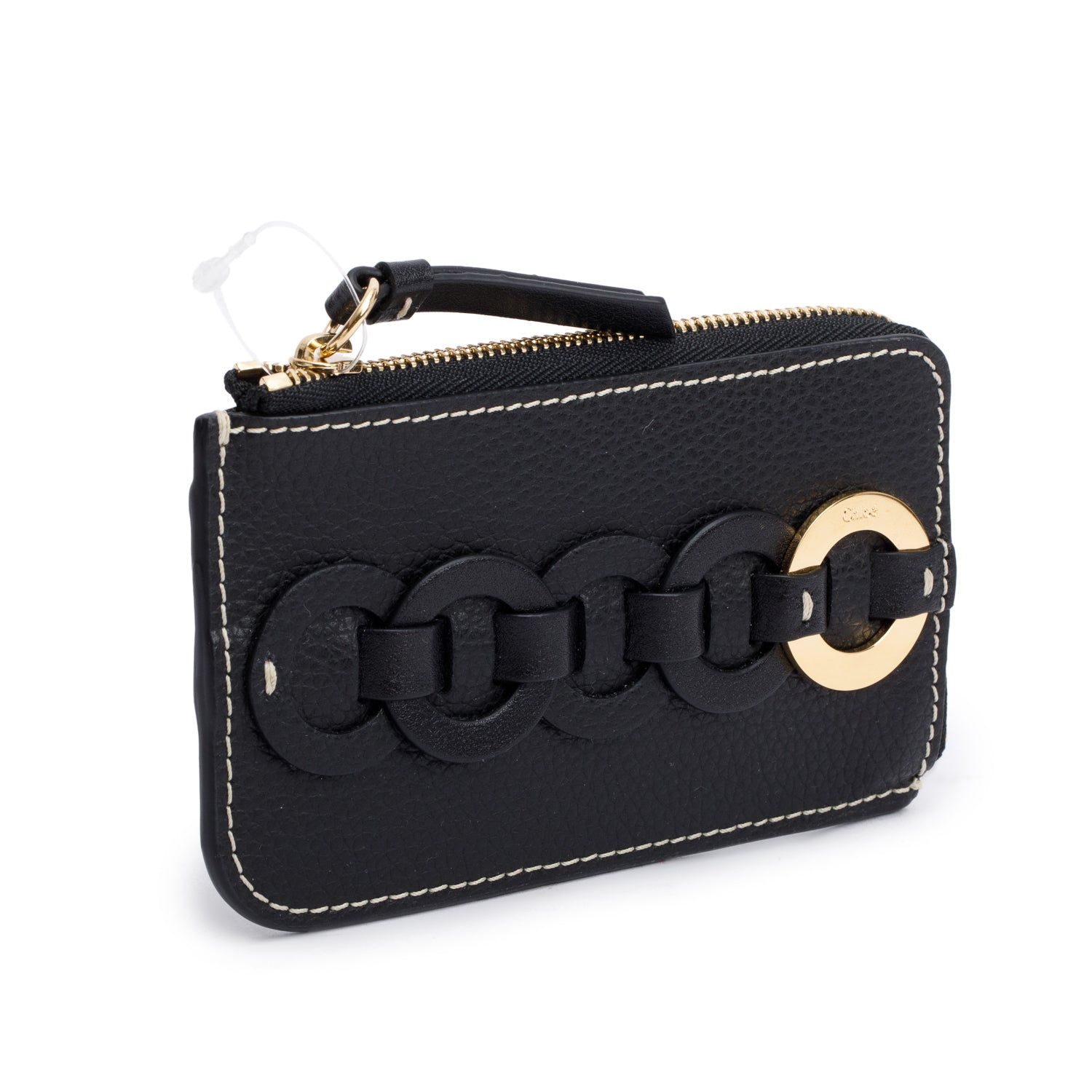 Chloe Black Leather Darryl Coin Purse w/ Box