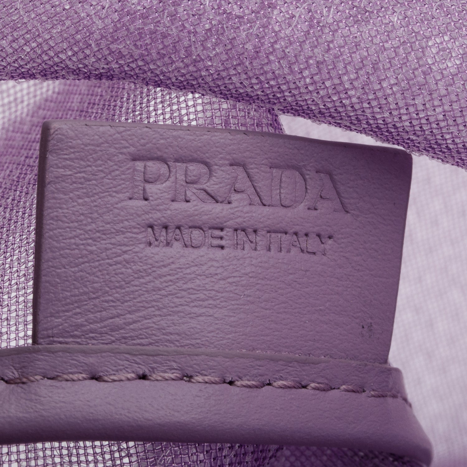 Prada Purple Sequin Mesh Small Tote Bag w/ Pochette