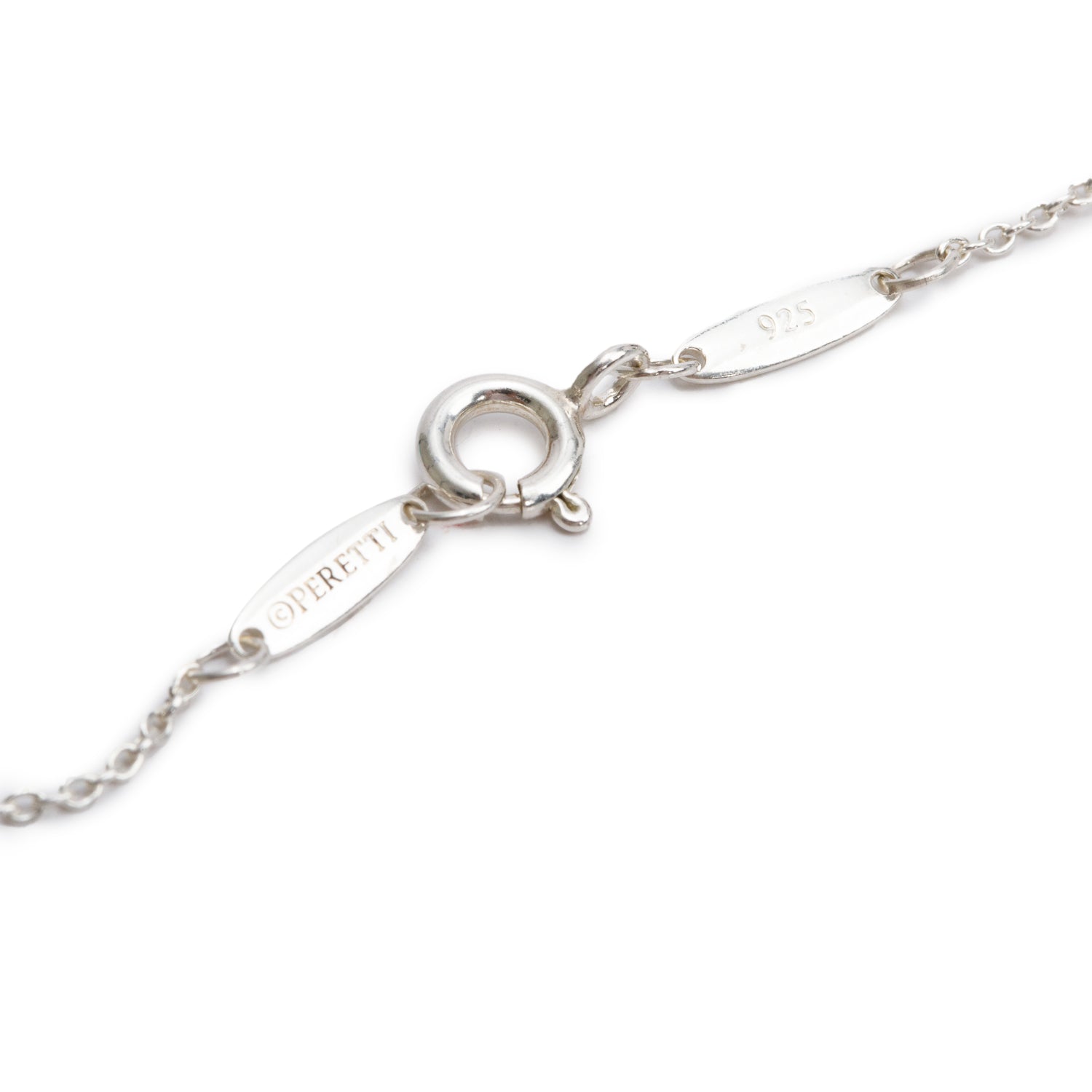 Tiffany & Co. Elsa Peretti Sterling Silver Alphabet Letter "K" Pendant Necklace