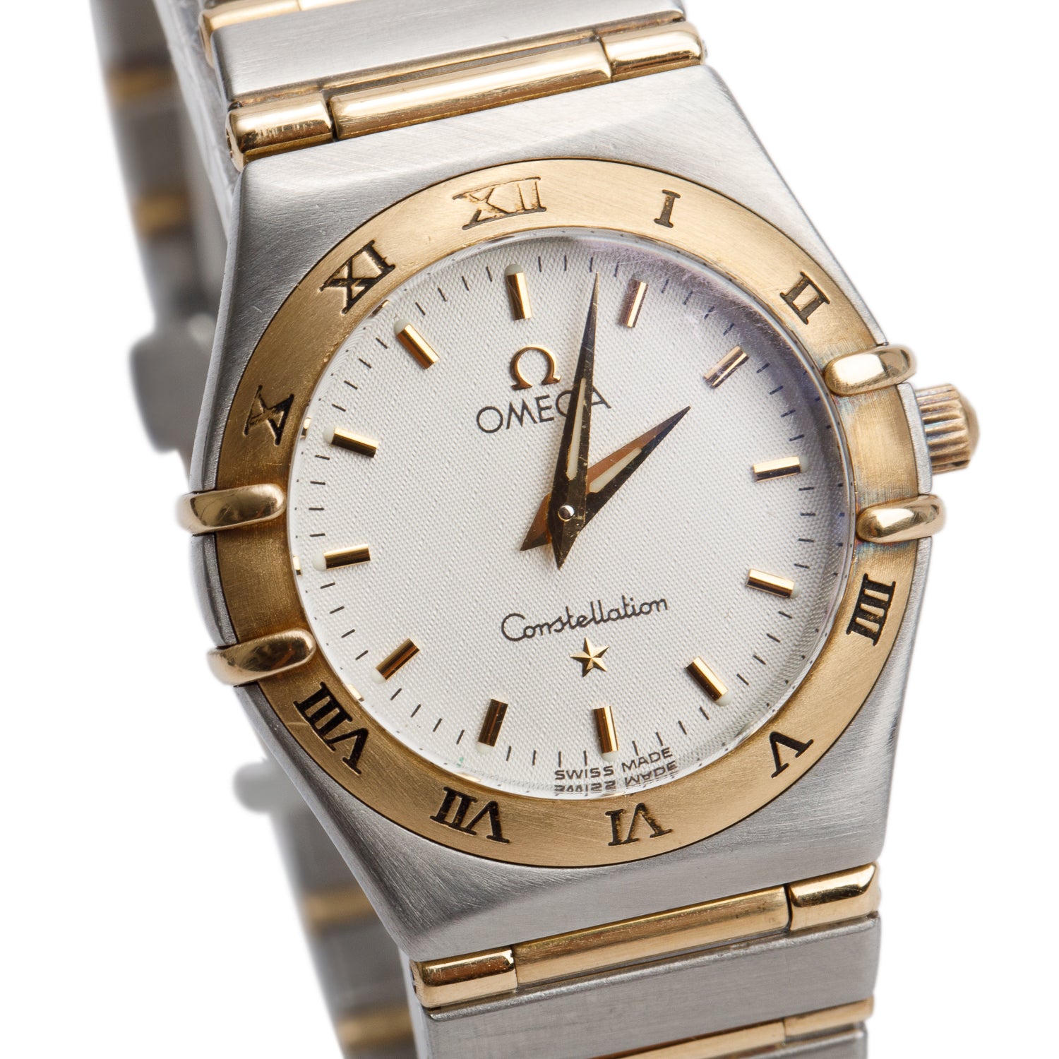 Omega Stainless Steel & 18k Yellow Gold Constellation 25 MM Quartz Watch