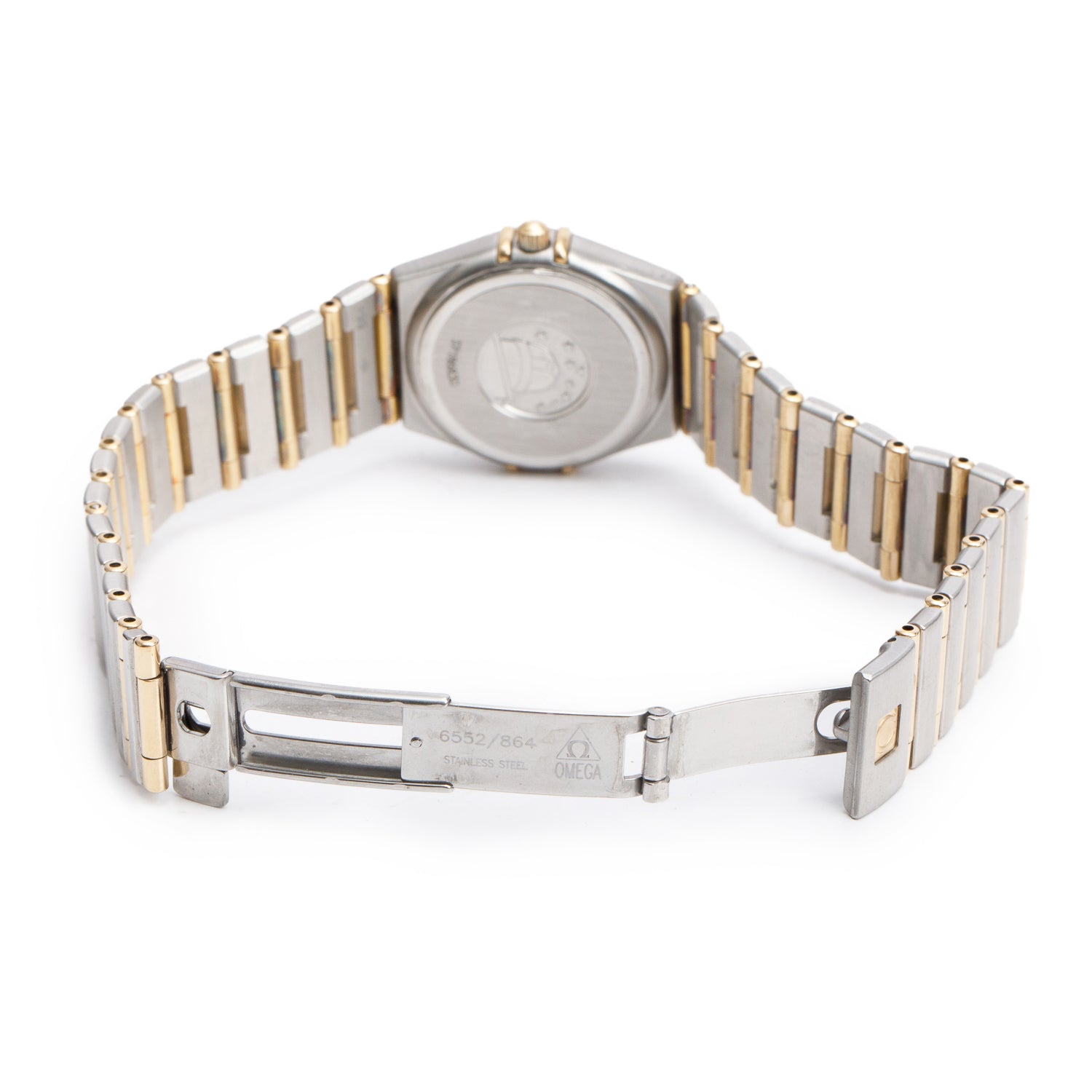 Omega Stainless Steel & 18k Yellow Gold Constellation 25 MM Quartz Watch