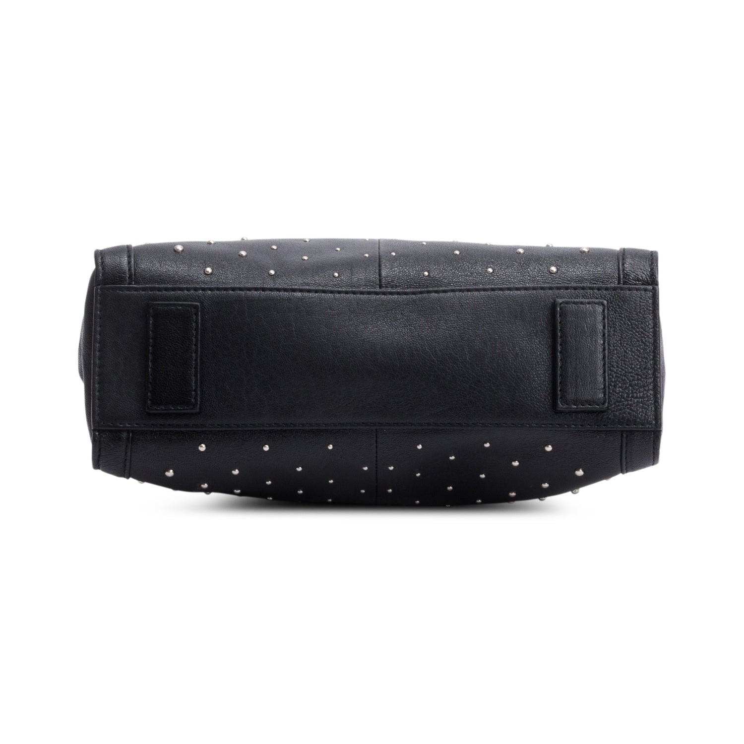 Alexander McQueen Black Calfkskin Leather De Manta Handle Bag w/ Strap