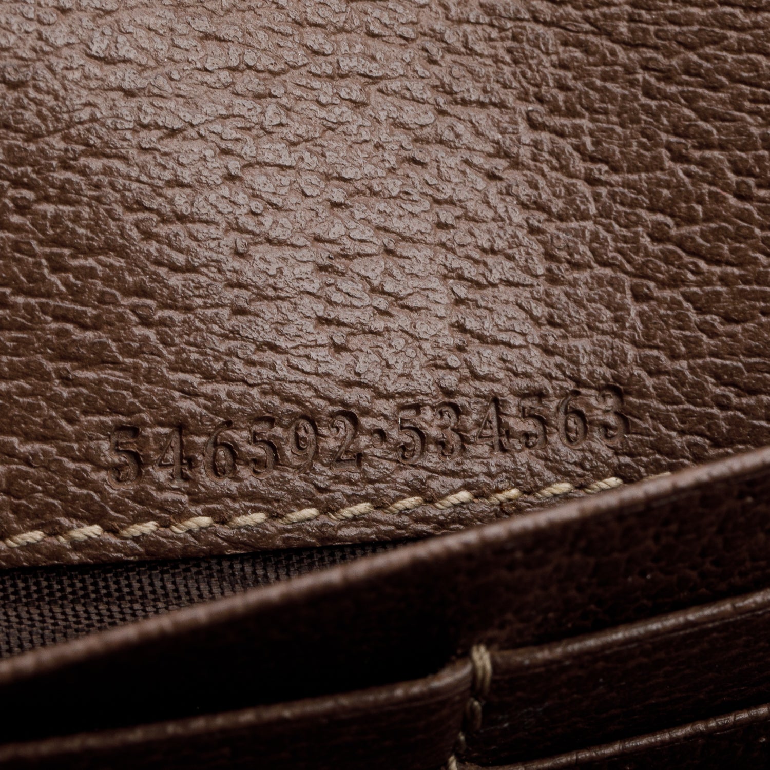 Gucci Beige GG Supreme Ophidia GG Web Wallet on Chain w/ Box