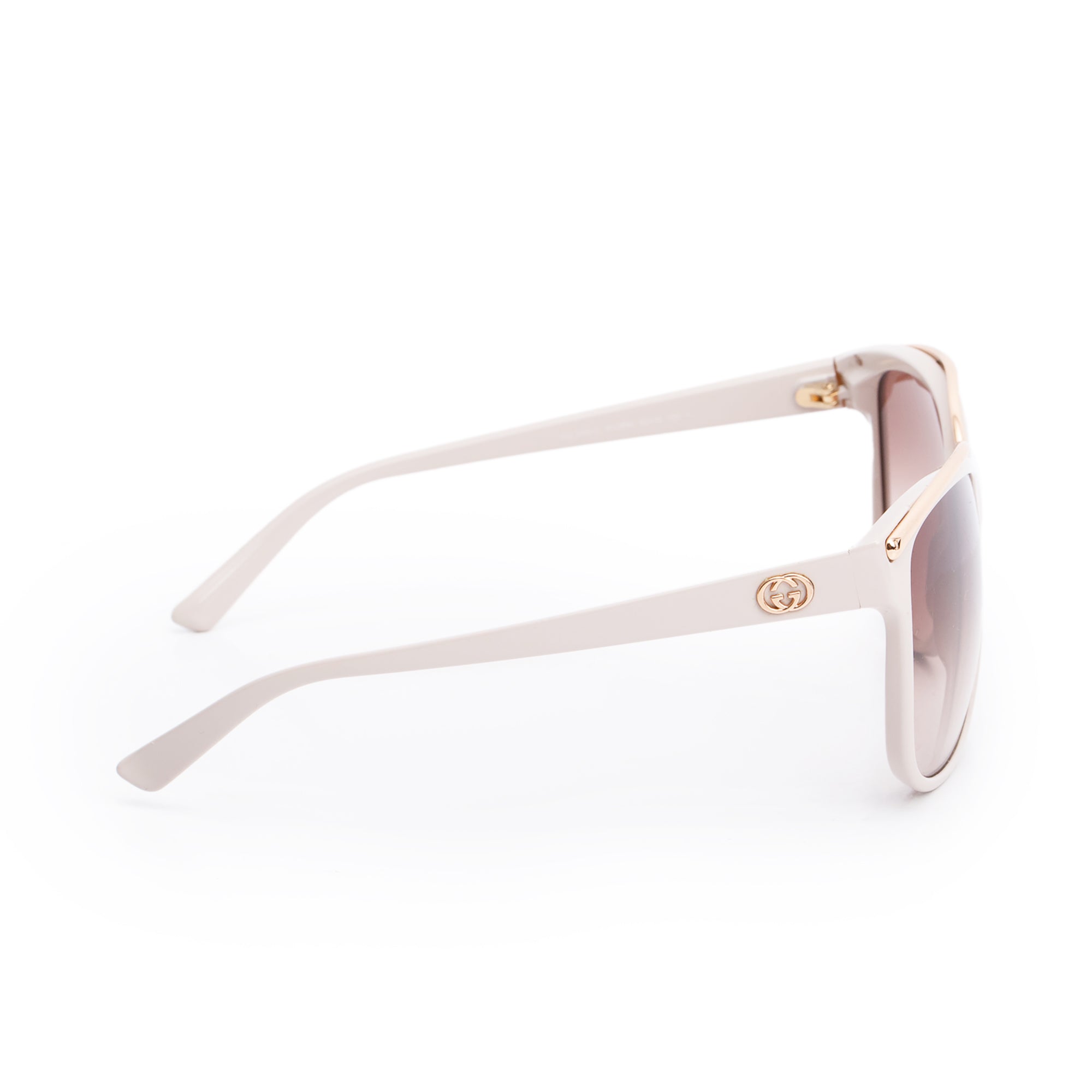 Gucci GG13155/S Pink Acetate Interlocking G Accent Oversize Square Sunglasses w/ Case