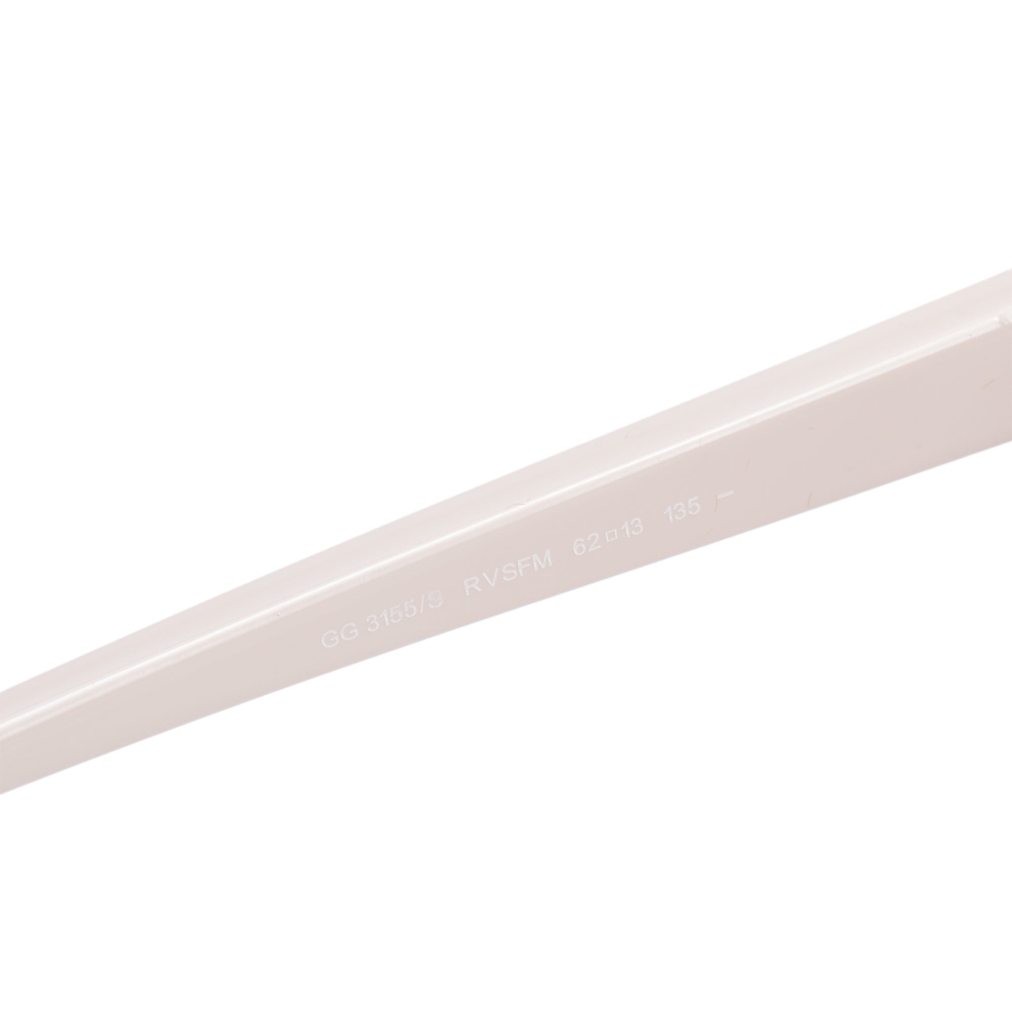 Gucci GG13155/S Pink Acetate Interlocking G Accent Oversize Square Sunglasses w/ Case