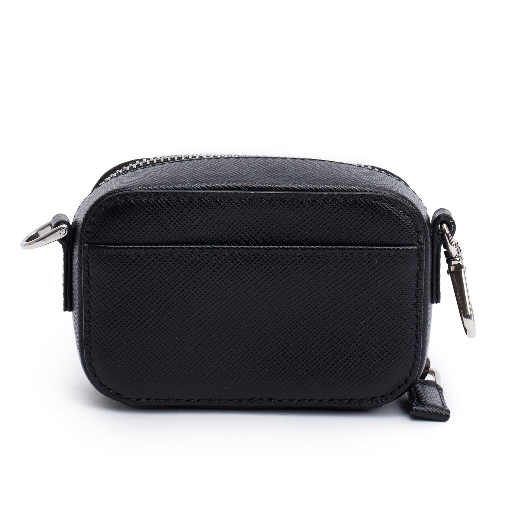 Prada Black Saffiano Leather Mini Pouch
