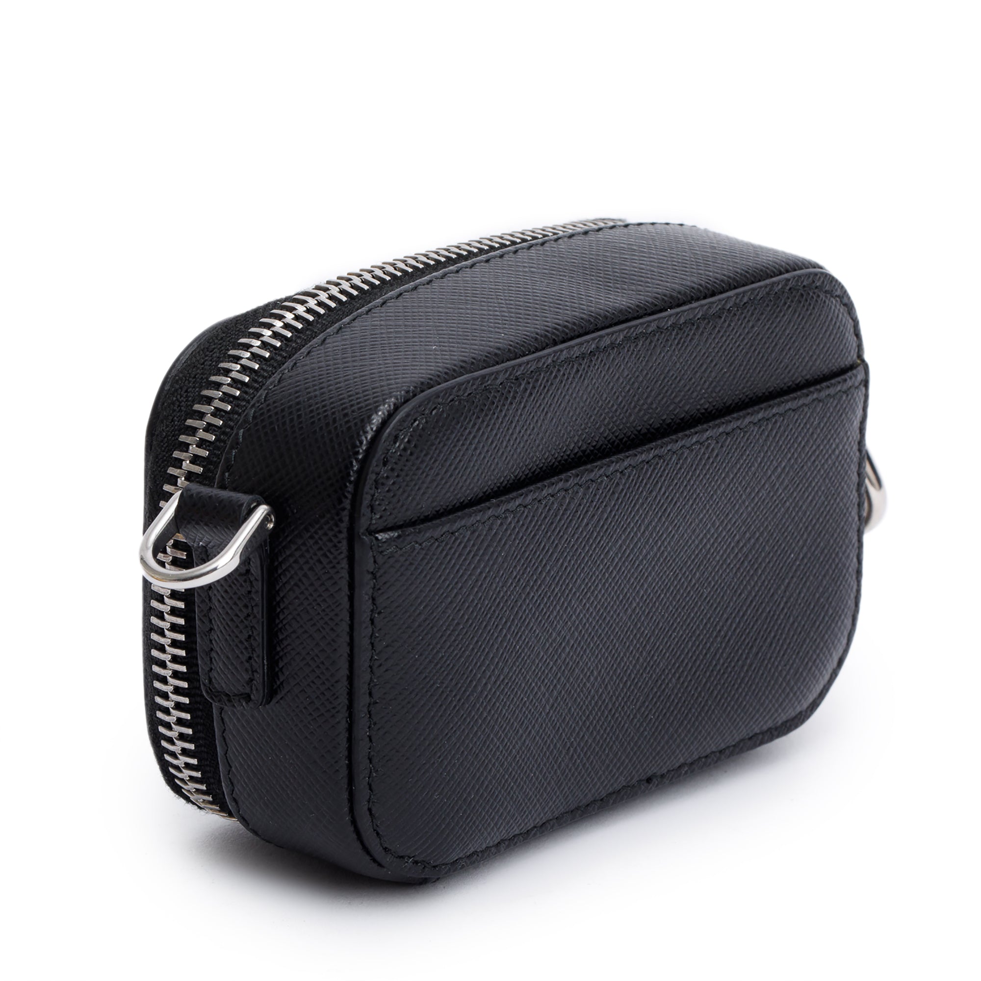 Prada Black Saffiano Leather Mini Pouch