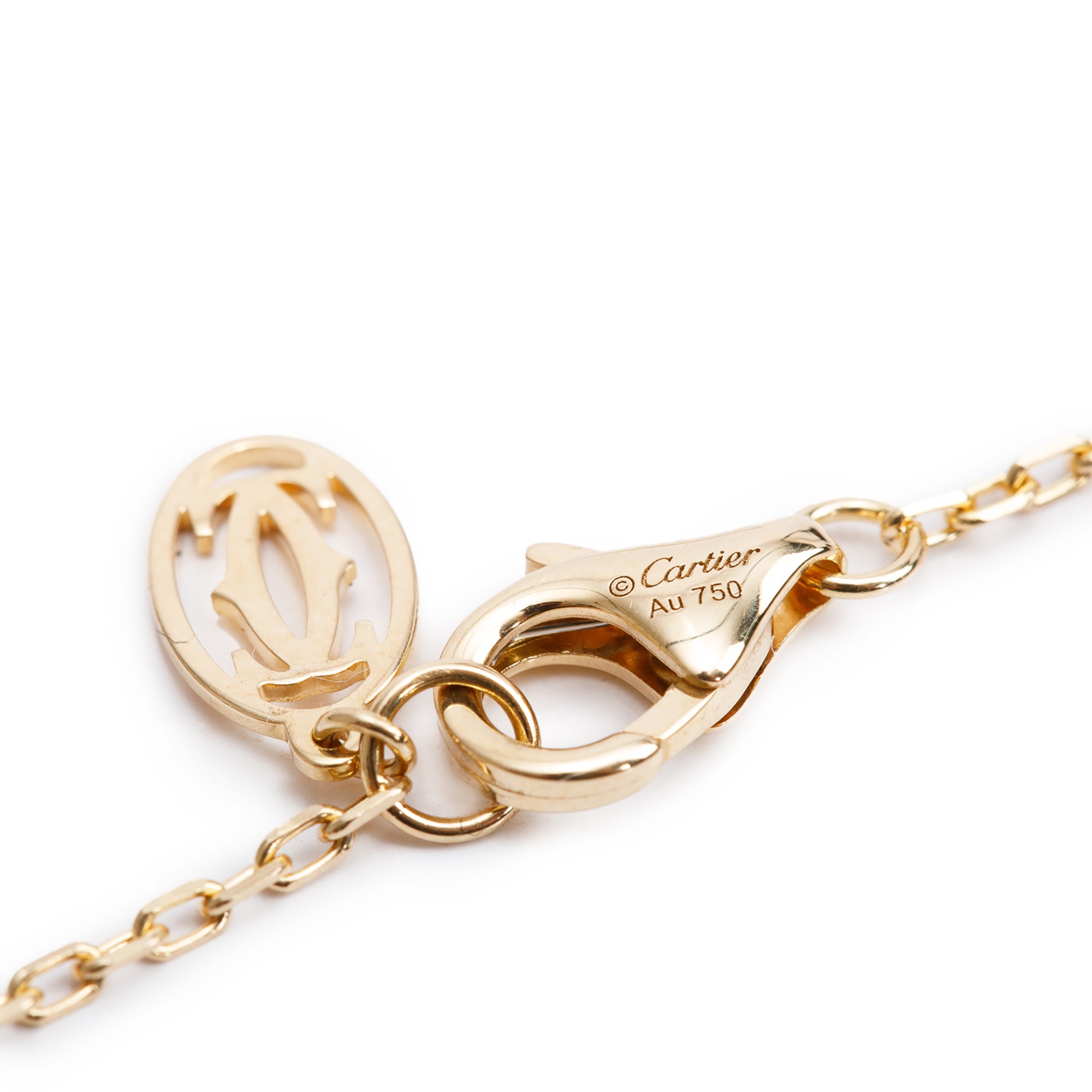 Cartier 2023 18k Yellow Gold Diamond Juste Un Clou Pendant Necklace w/ Box & Certificate