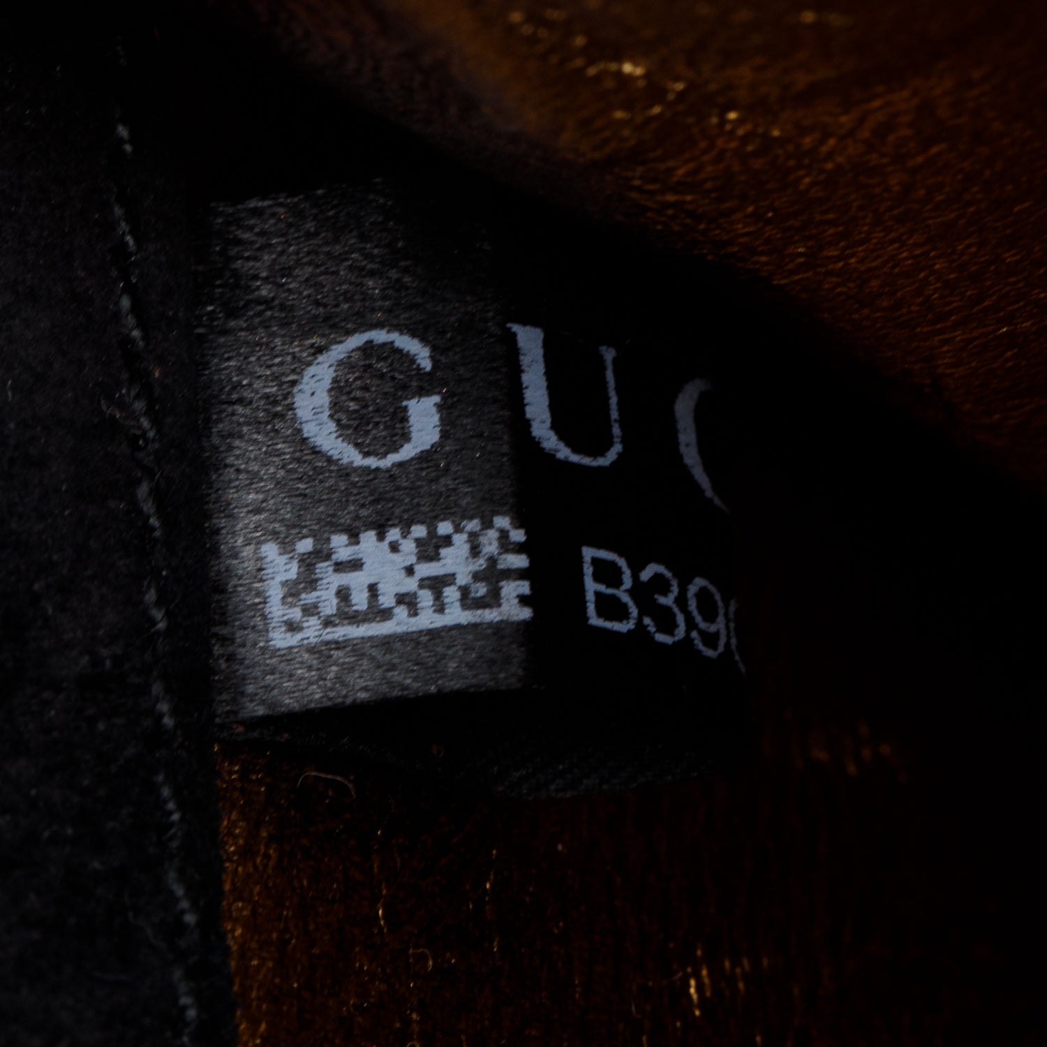 Gucci Black Patent Leather Romy Clutch