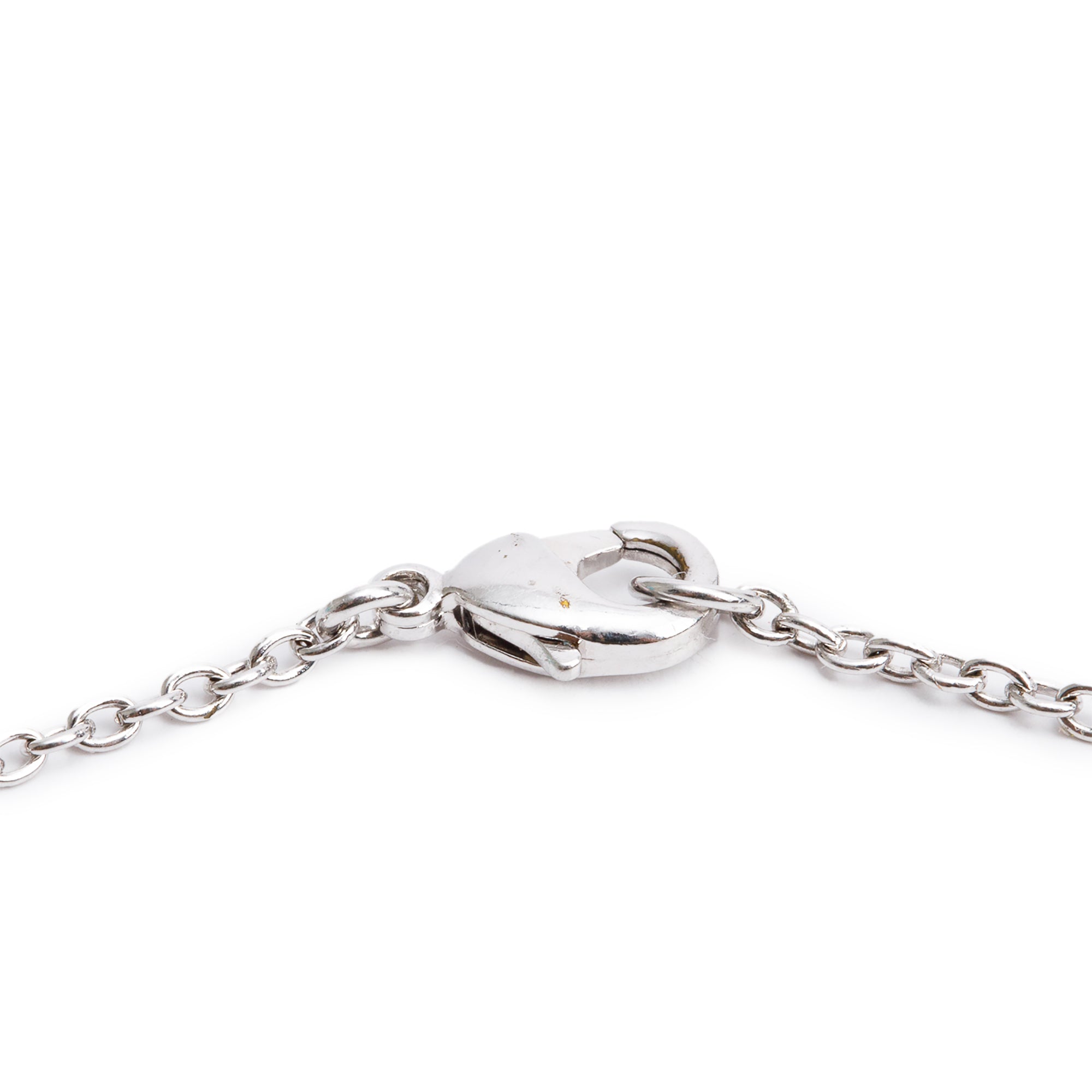 Christian Dior Palladium Plated Crystal Clair D Lune Bracelet w/ Box