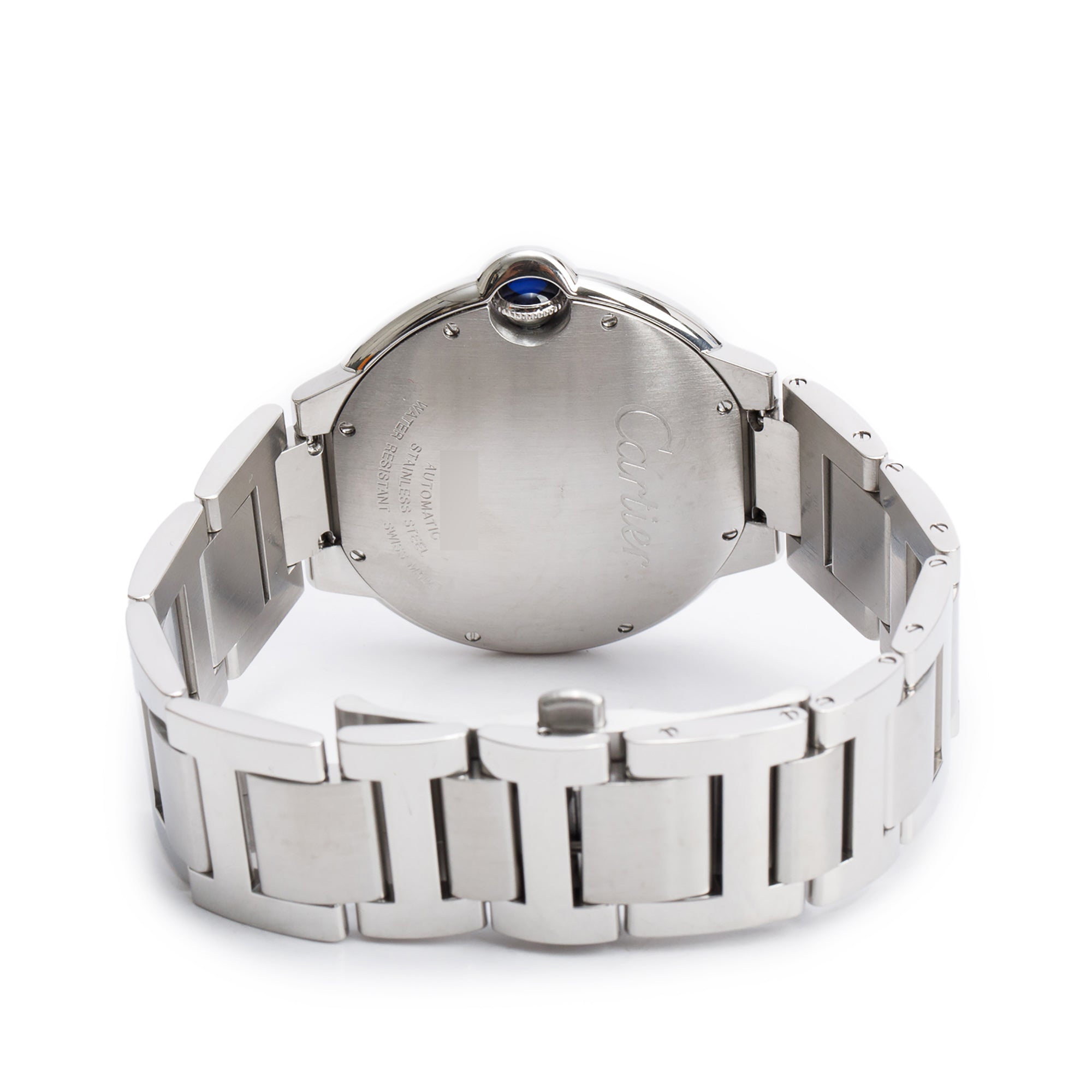 Cartier Stainless Steel Ballon Bleu de Cartier 42 MM Automatic Watch 3001 w/ Box, Papers, Service Receipt & Extra Strap