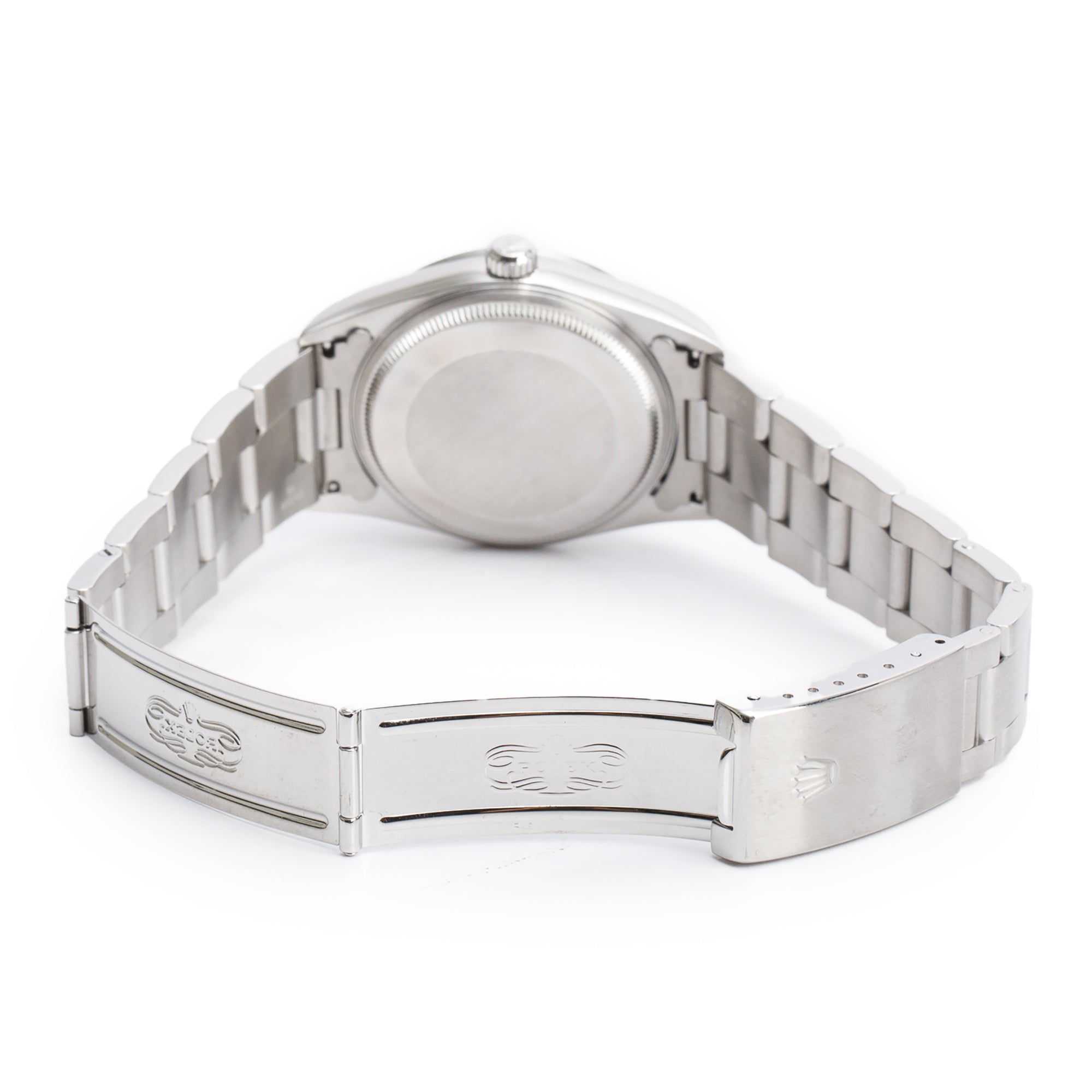 Rolex Stainless Steel Oyster Perpetual Air King 34 MM Automatic Watch Salmon Dial 14000 w/ Box