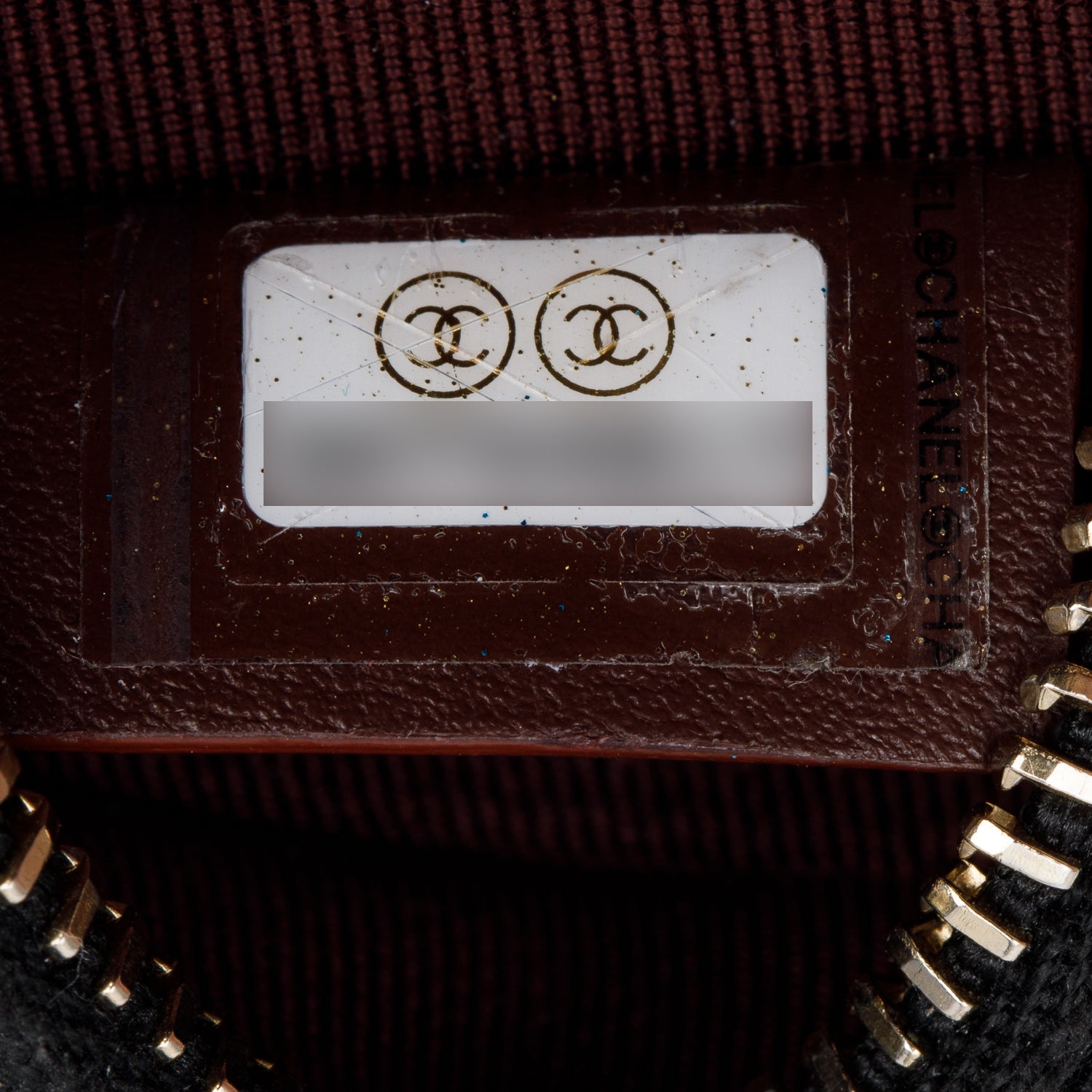Chanel Black Caviar Leather Round Clutch with Chain w/ Authenticity Card