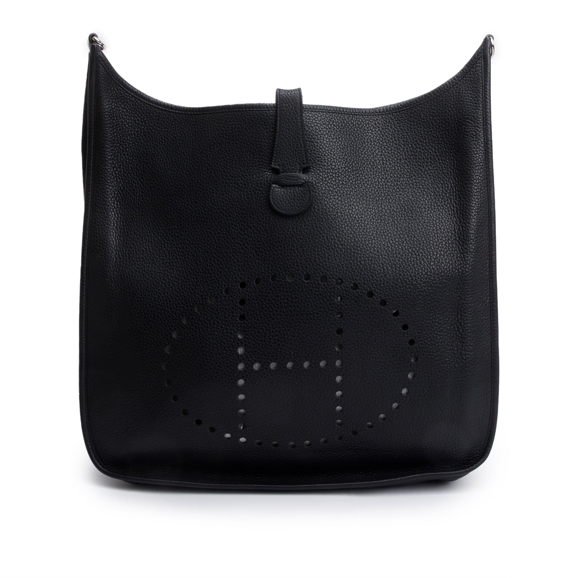 Hermes Noir Taurillon Clemence Evelyne III TGM