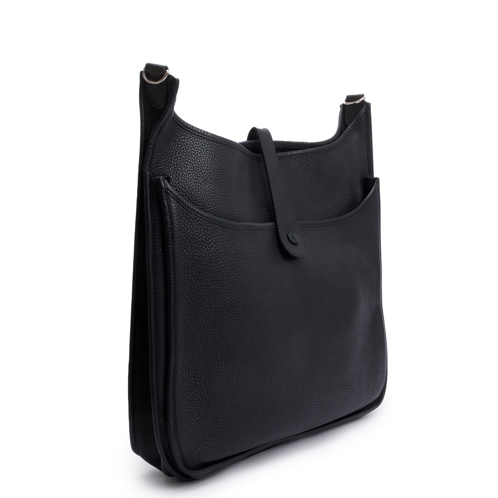 Hermes Noir Taurillon Clemence Evelyne III TGM