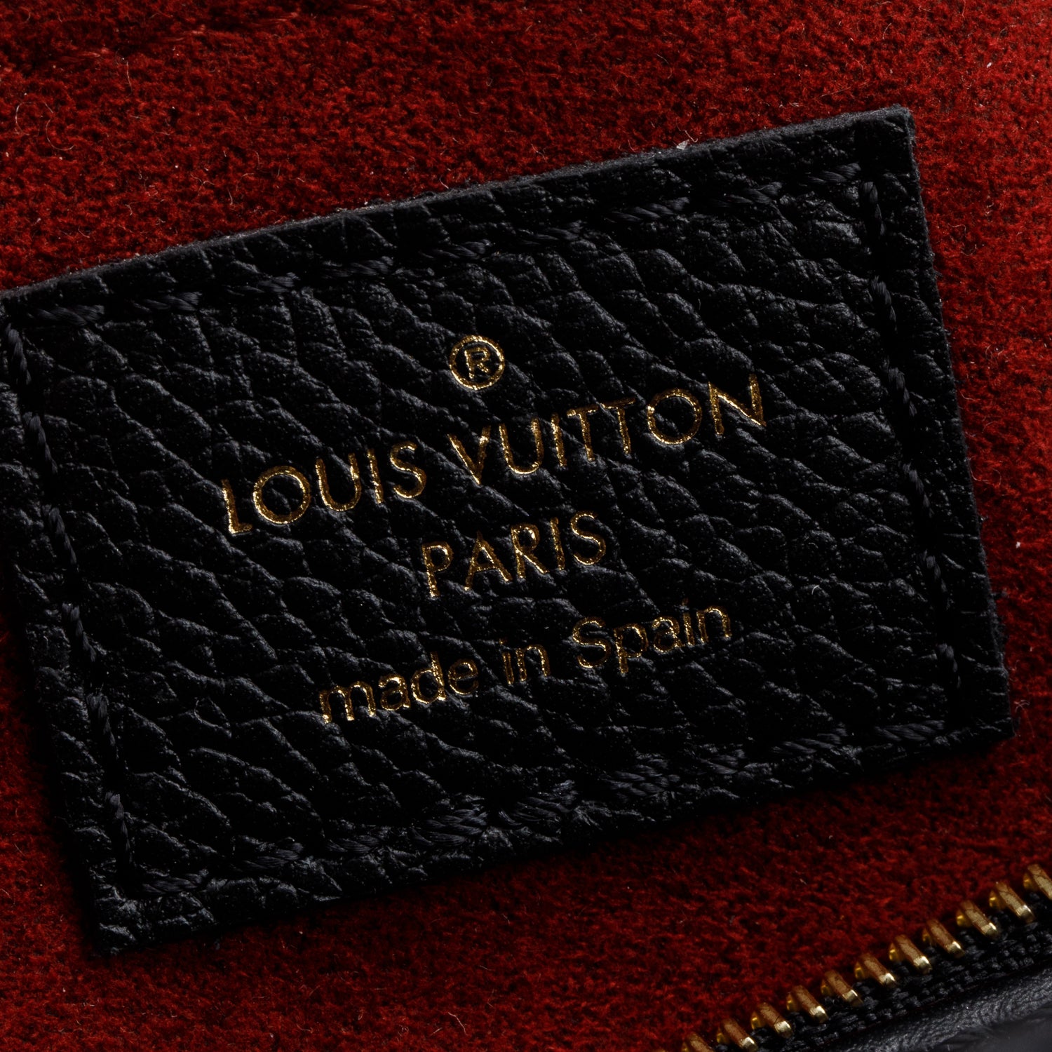 Louis Vuitton 2024 Black Monogram Bicolor Empreinte Leather Pochette Accessoires w/ Straps, Box & Receipt