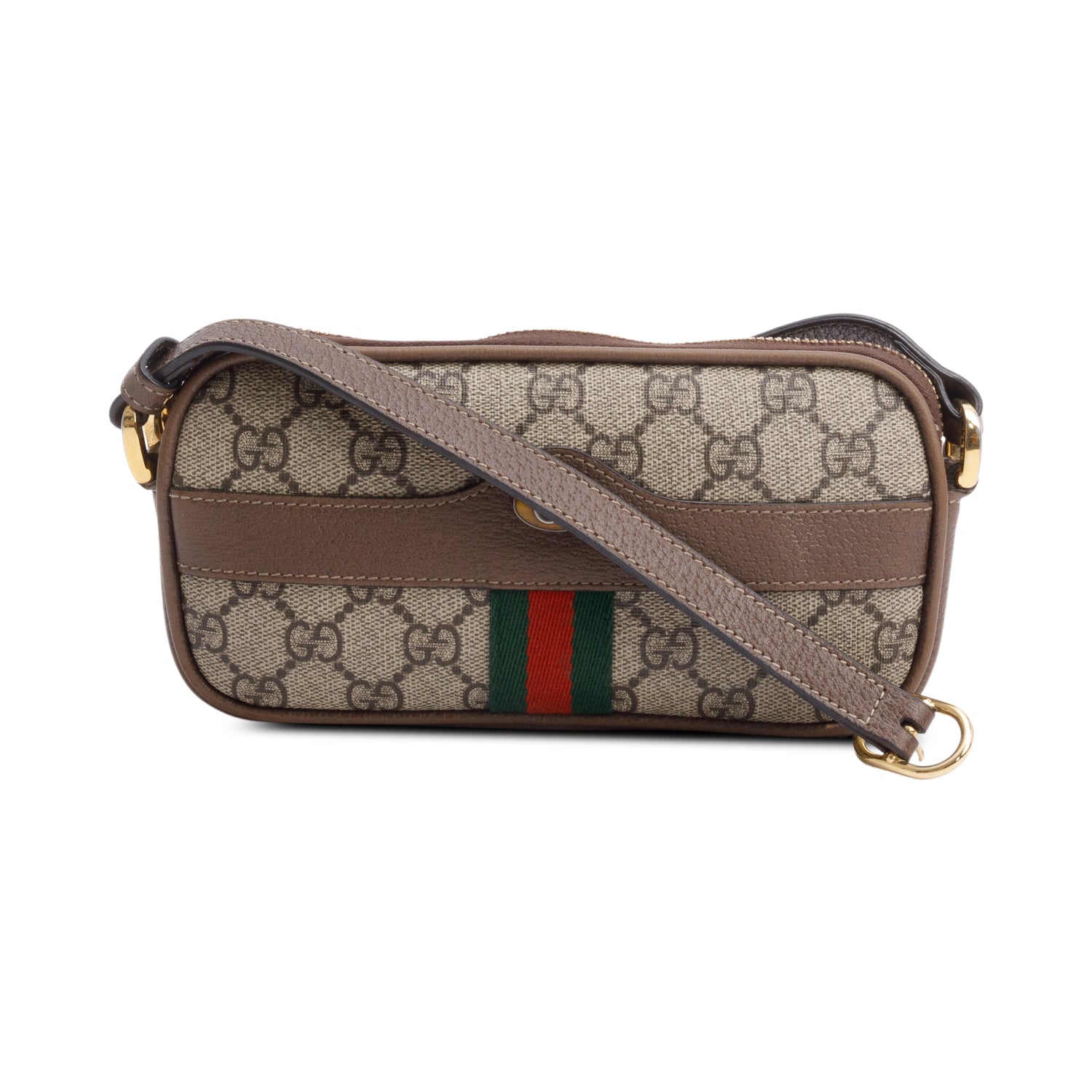 Gucci Beige GG Supreme Ophidia Mini w/ Box