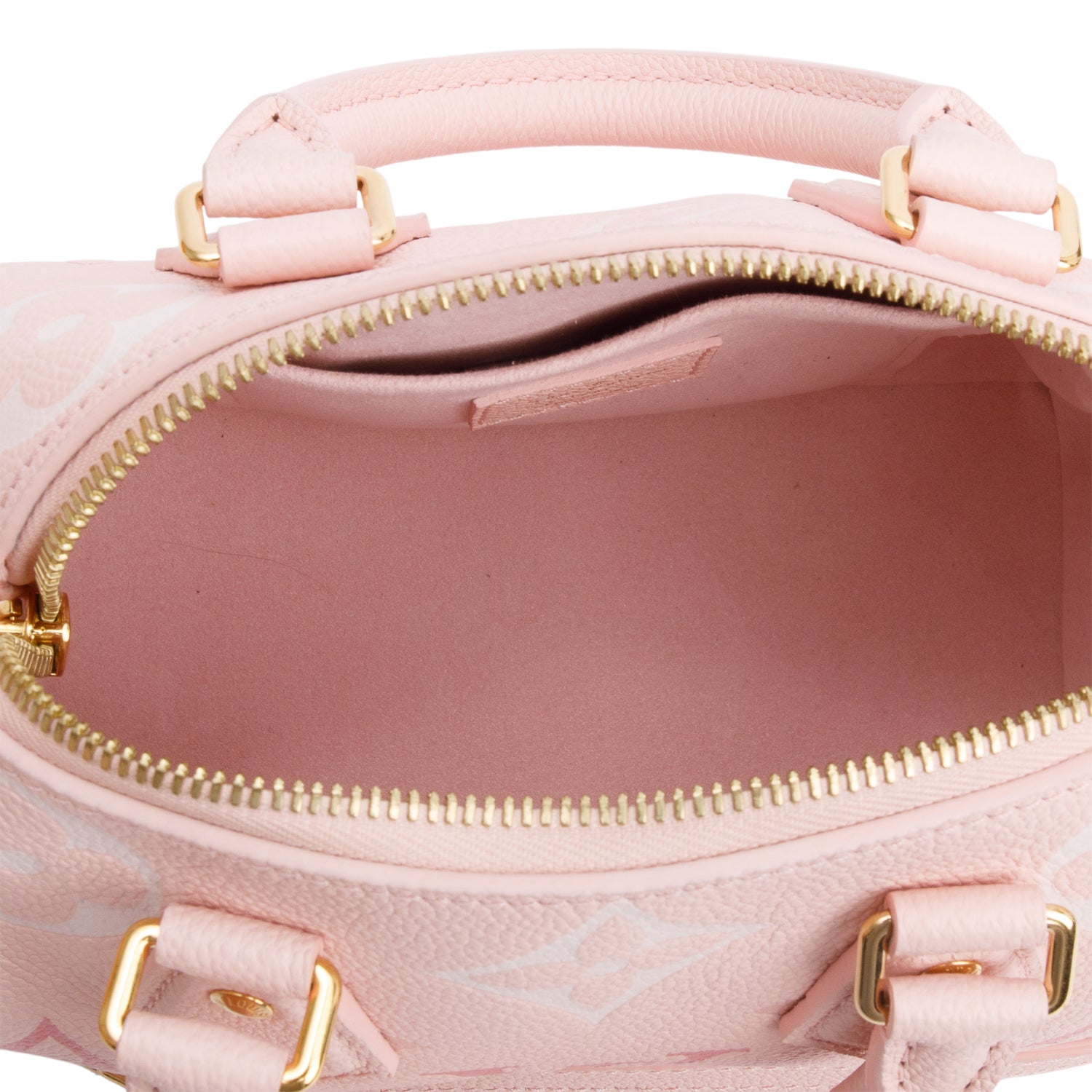 Louis Vuitton 2023 Monogram Giant Empreinte Leather Speedy Bandouliere 20 w/ Strap, Box & Receipt